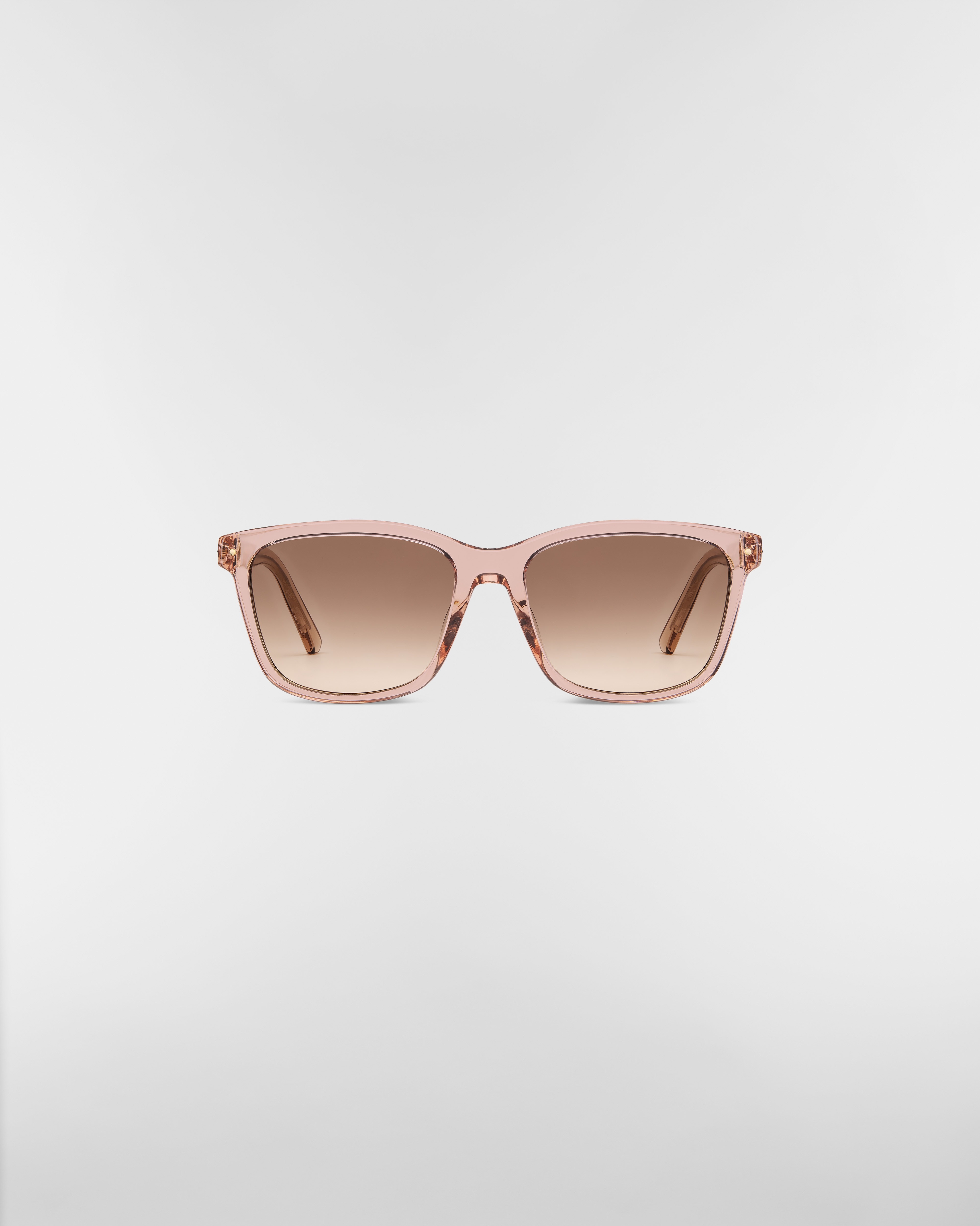 Petit CD S2I Lunettes de soleil carrées rose transparent E01