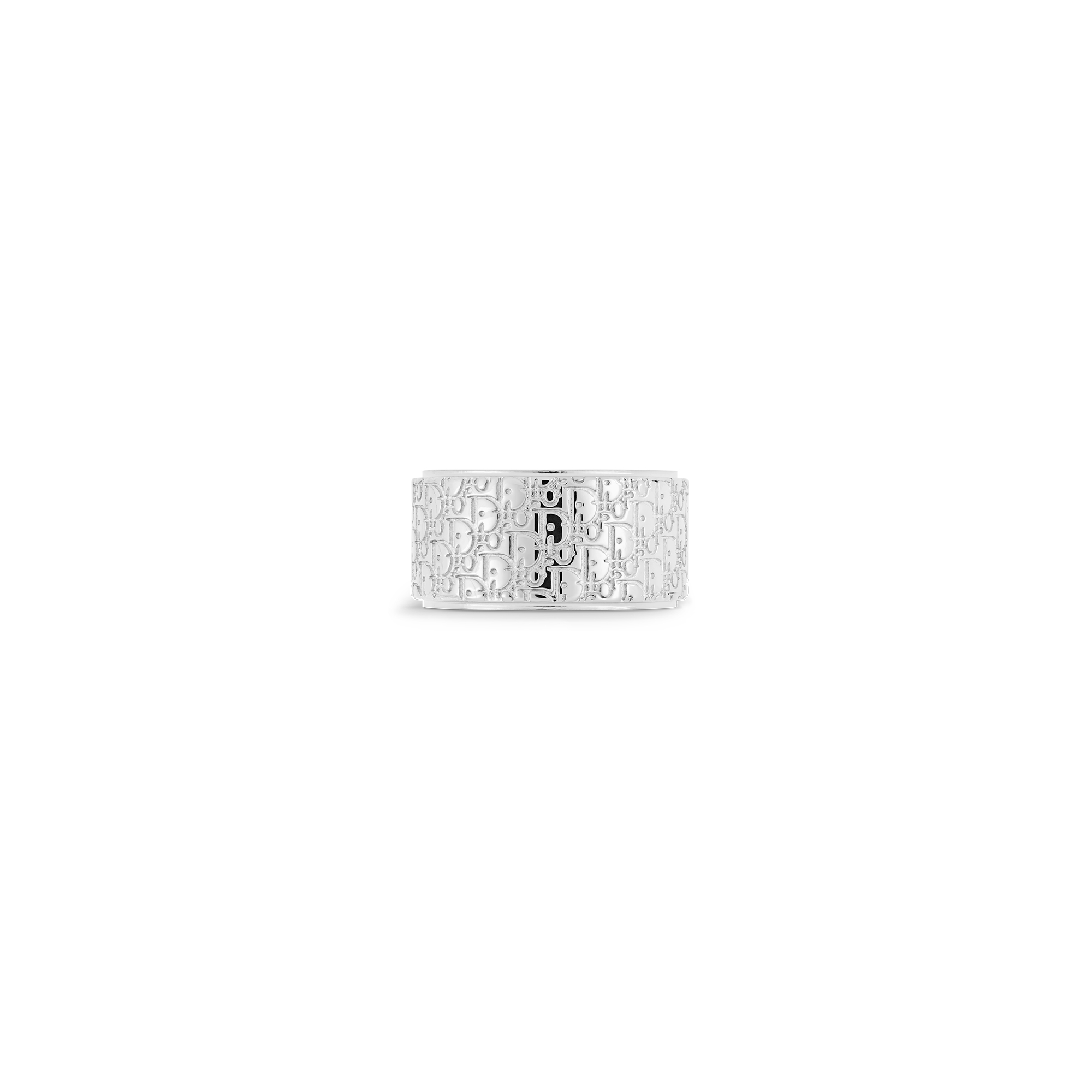 Dior Oblique Ring Silver E02