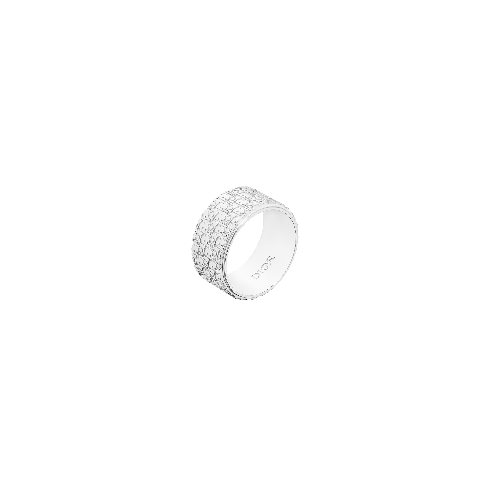 Dior Oblique Ring Silver E03