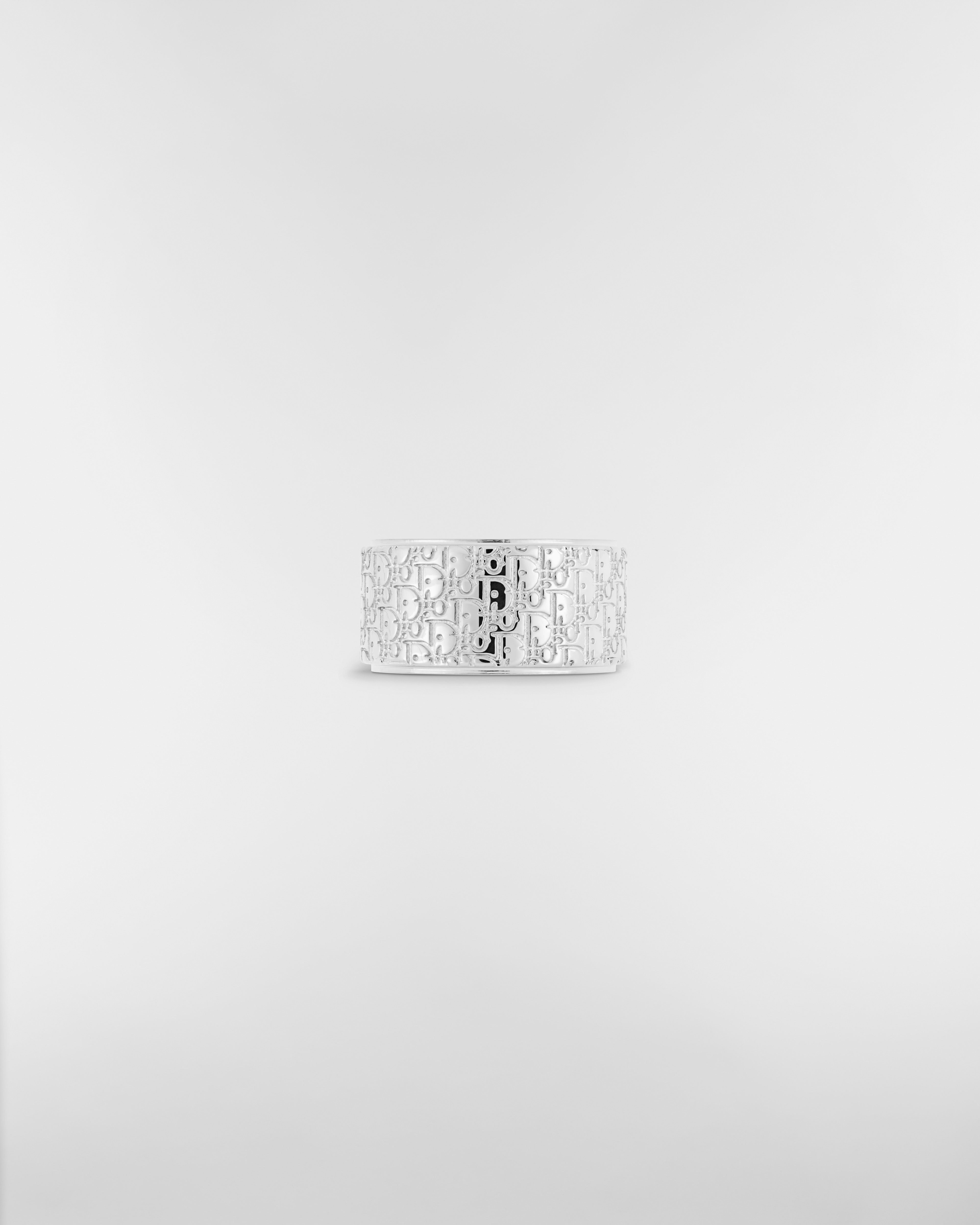 Dior Oblique Ring Silver E02