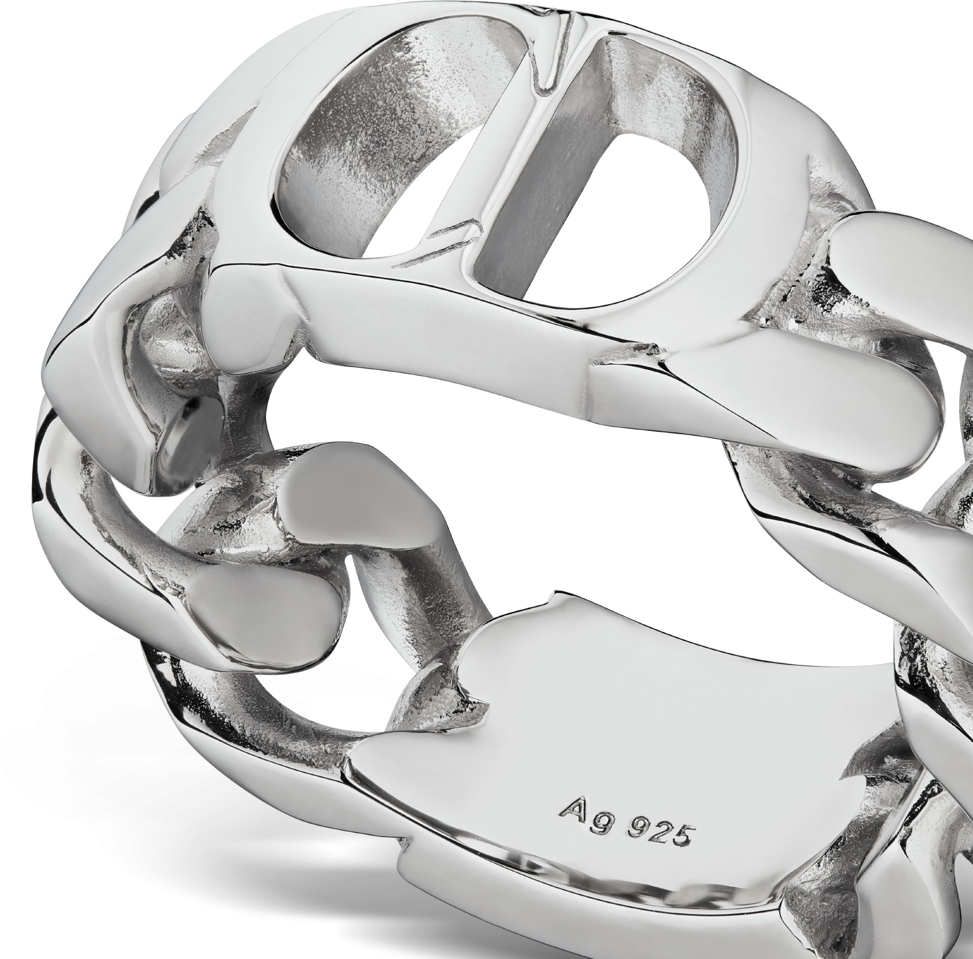 CD Icon Chain Link Ring Detailed view