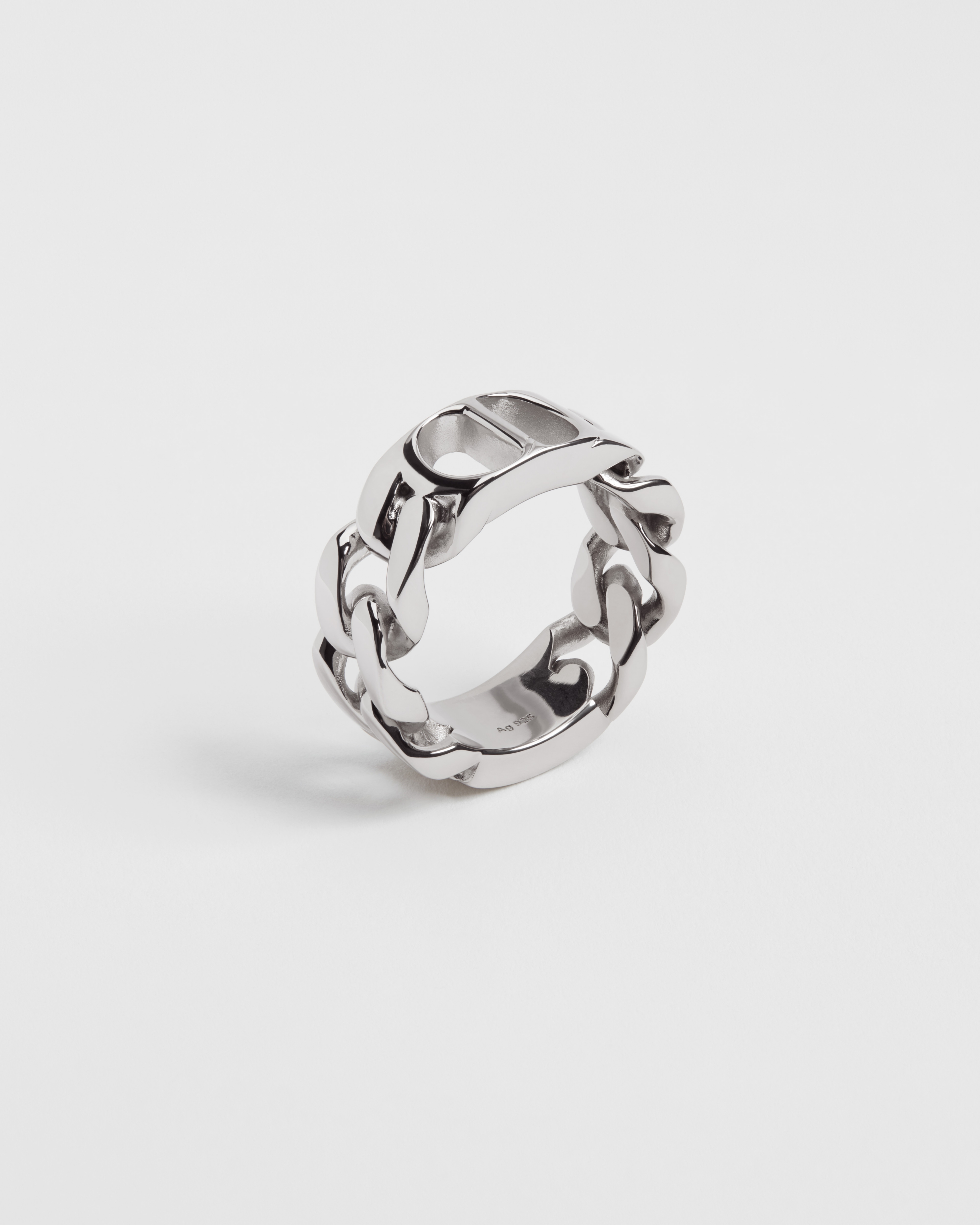 CD Icon Chain Link Ring