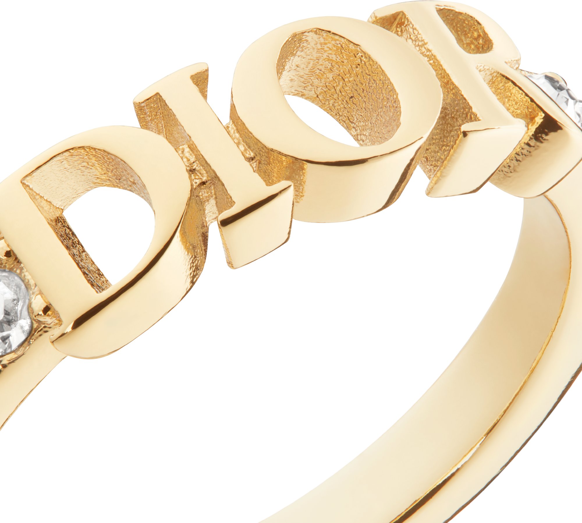 【2024】お歳暮・冬ギフト | 高島屋オンラインスト Dio(r)evolution Ring Gold-Finish Metal and White Crystals | DIOR アクセサリー