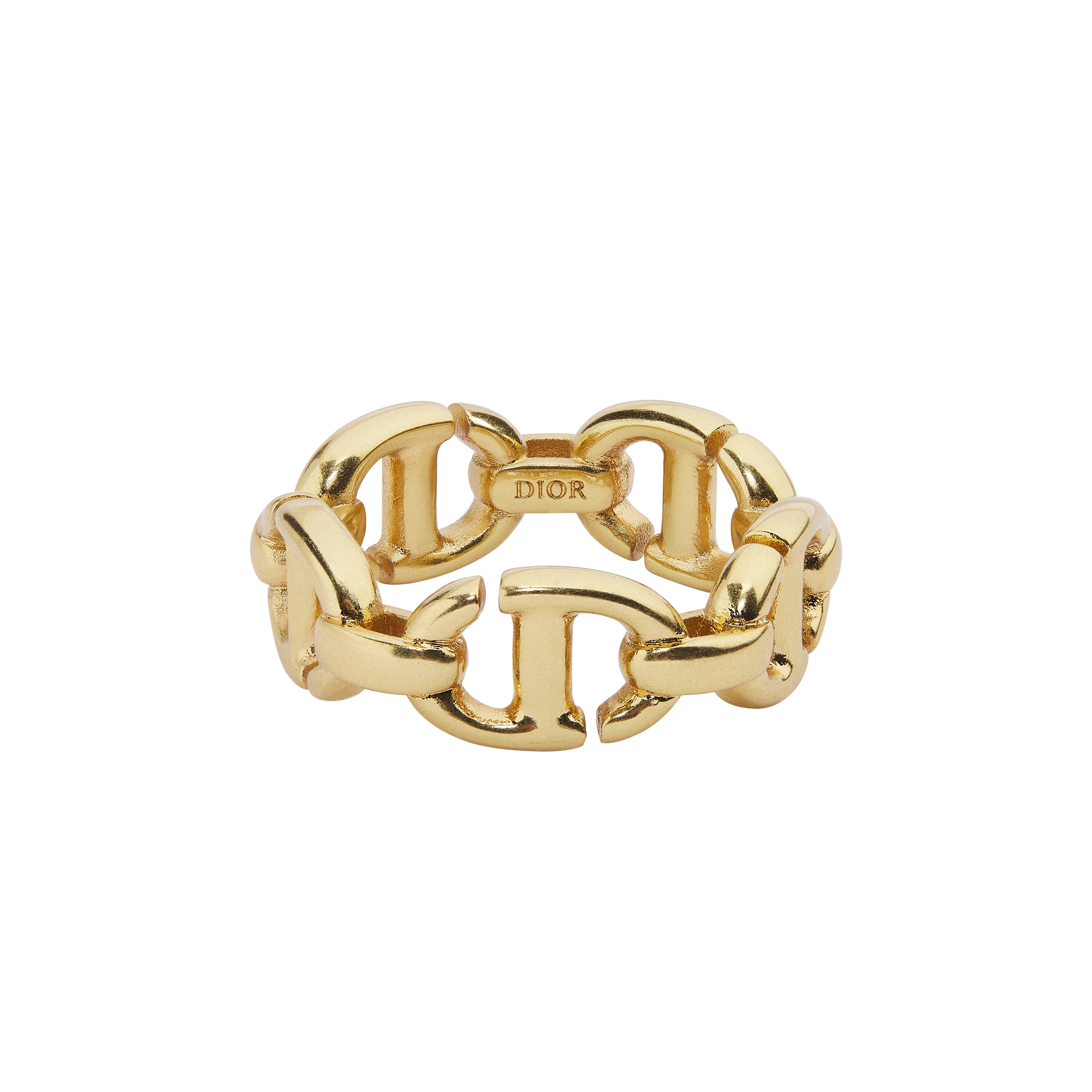 CD Navy Ring Gold-Finish Metal E01