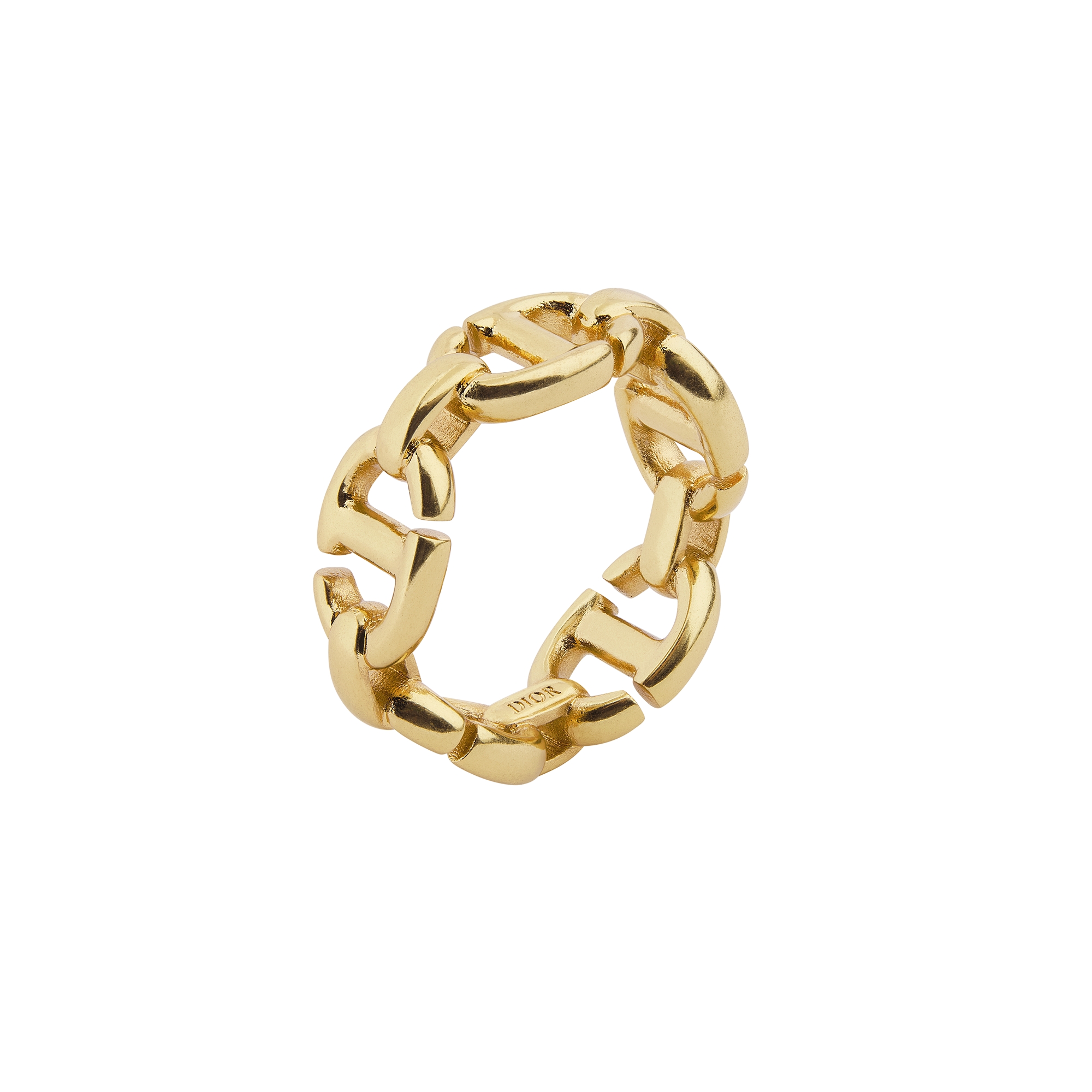 CD Navy Ring Gold-Finish Metal E03