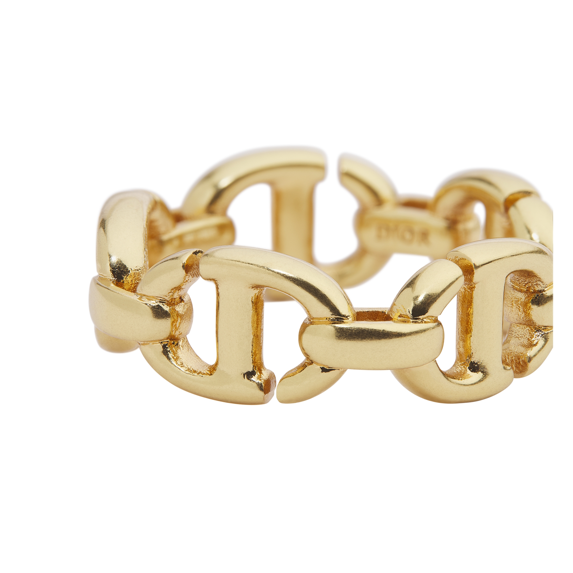 CD Navy Ring Gold-Finish Metal E09