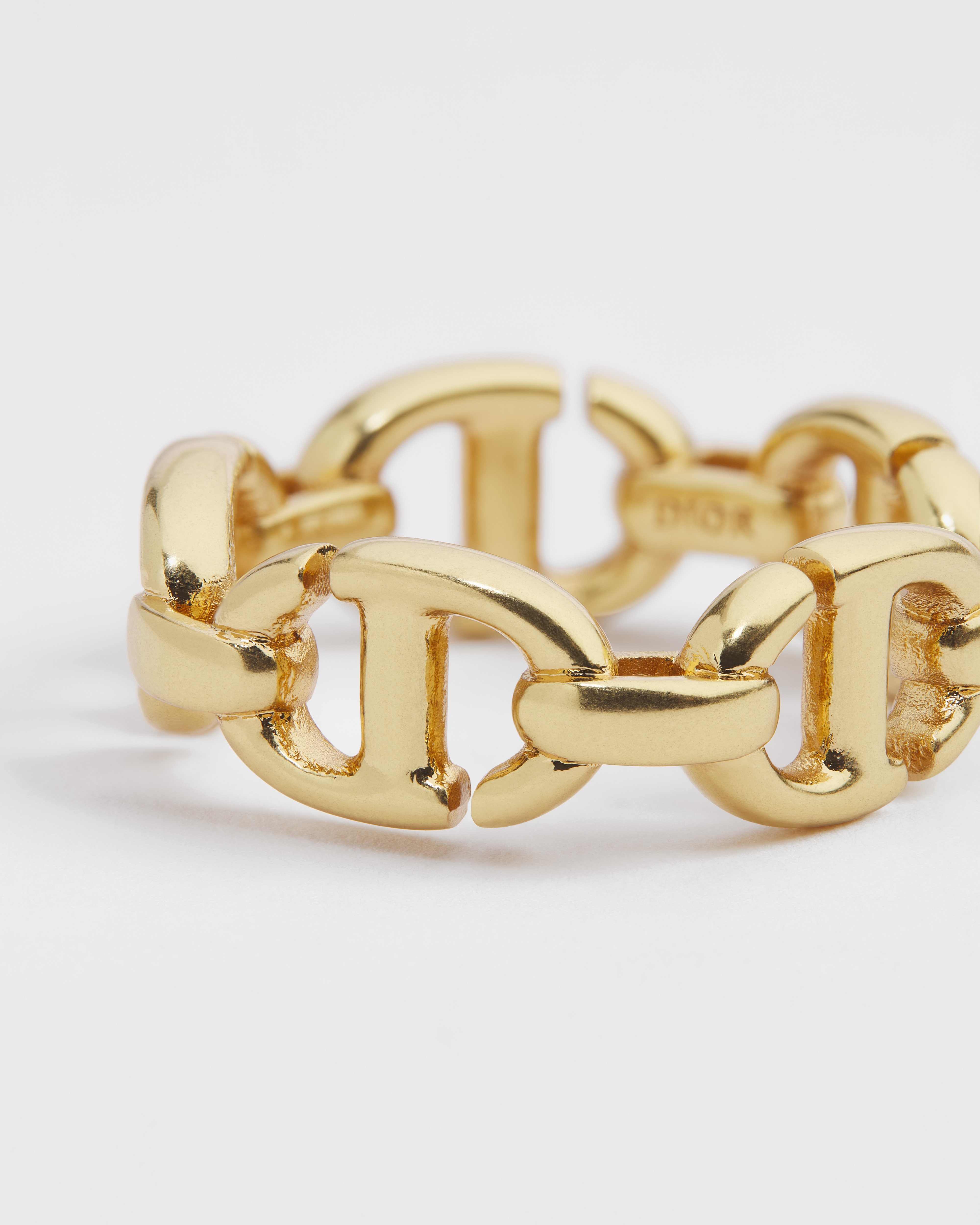 CD Navy Ring Metall mit Gold-Finish E09