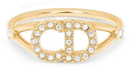 DIOR | Clair D Lune リング メタル & クリスタル