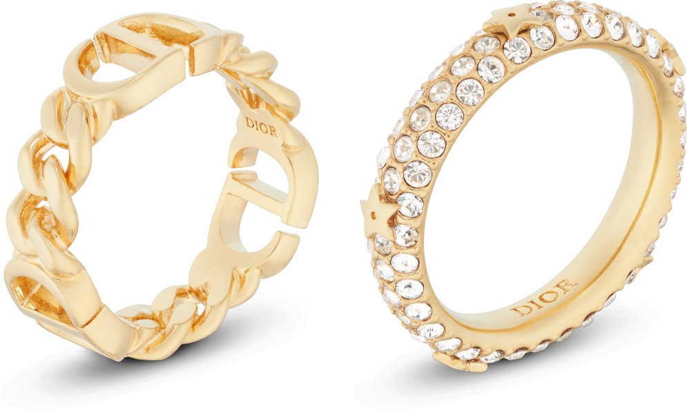 Dior gold ring clearance