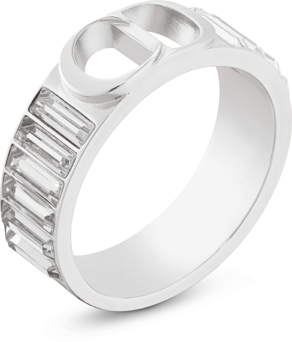 Bague dior argent femme sale