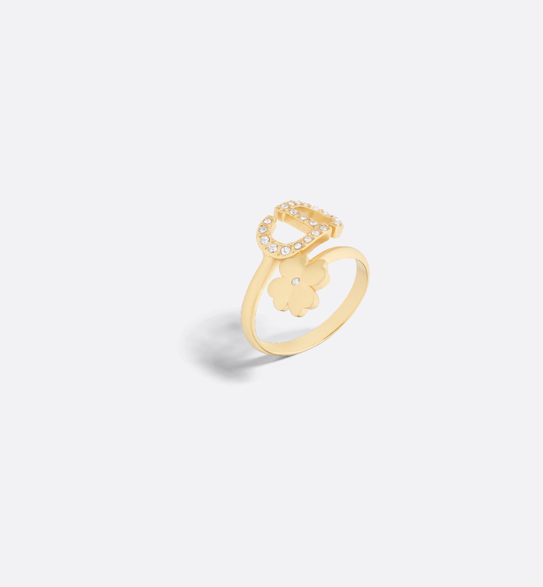 Petit CD Lucky Charms Ring Gold-Finish Metal and Silver-Tone Petit CD Lucky Charms Ring Gold-Finish Metal and Silver-Tone
