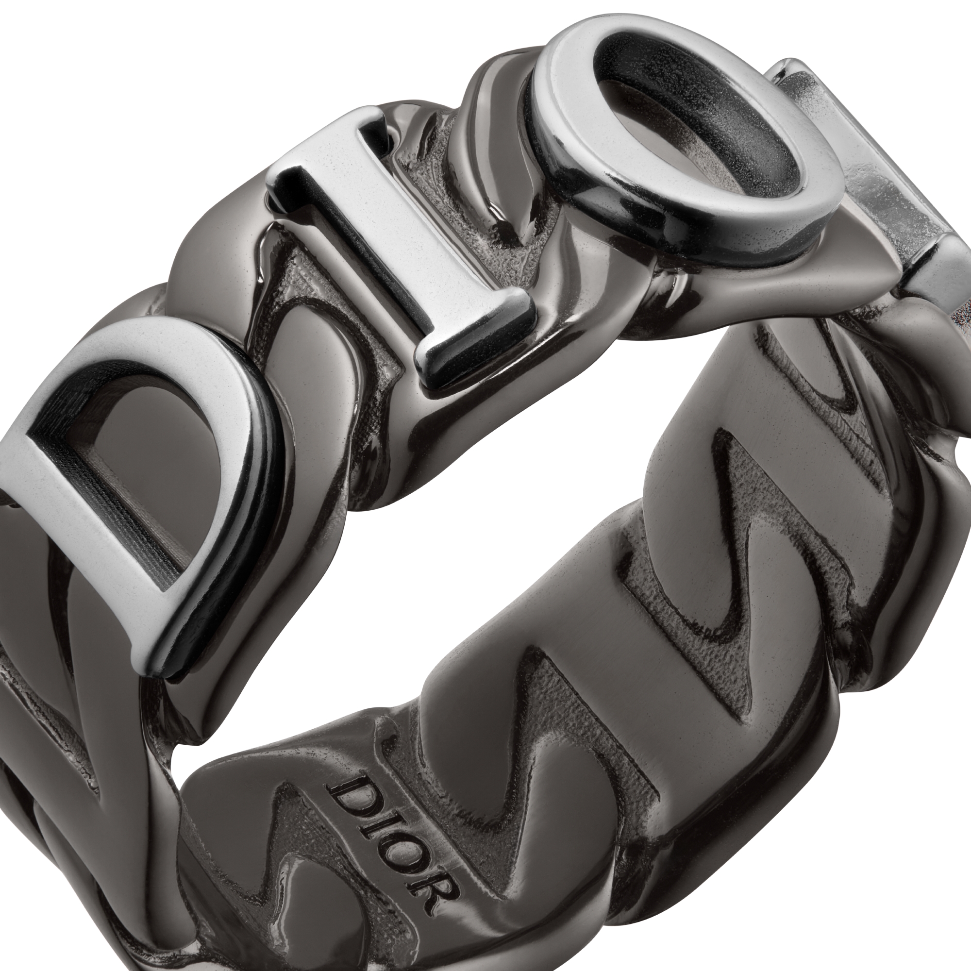 Dior Contrast Chain Link Ring