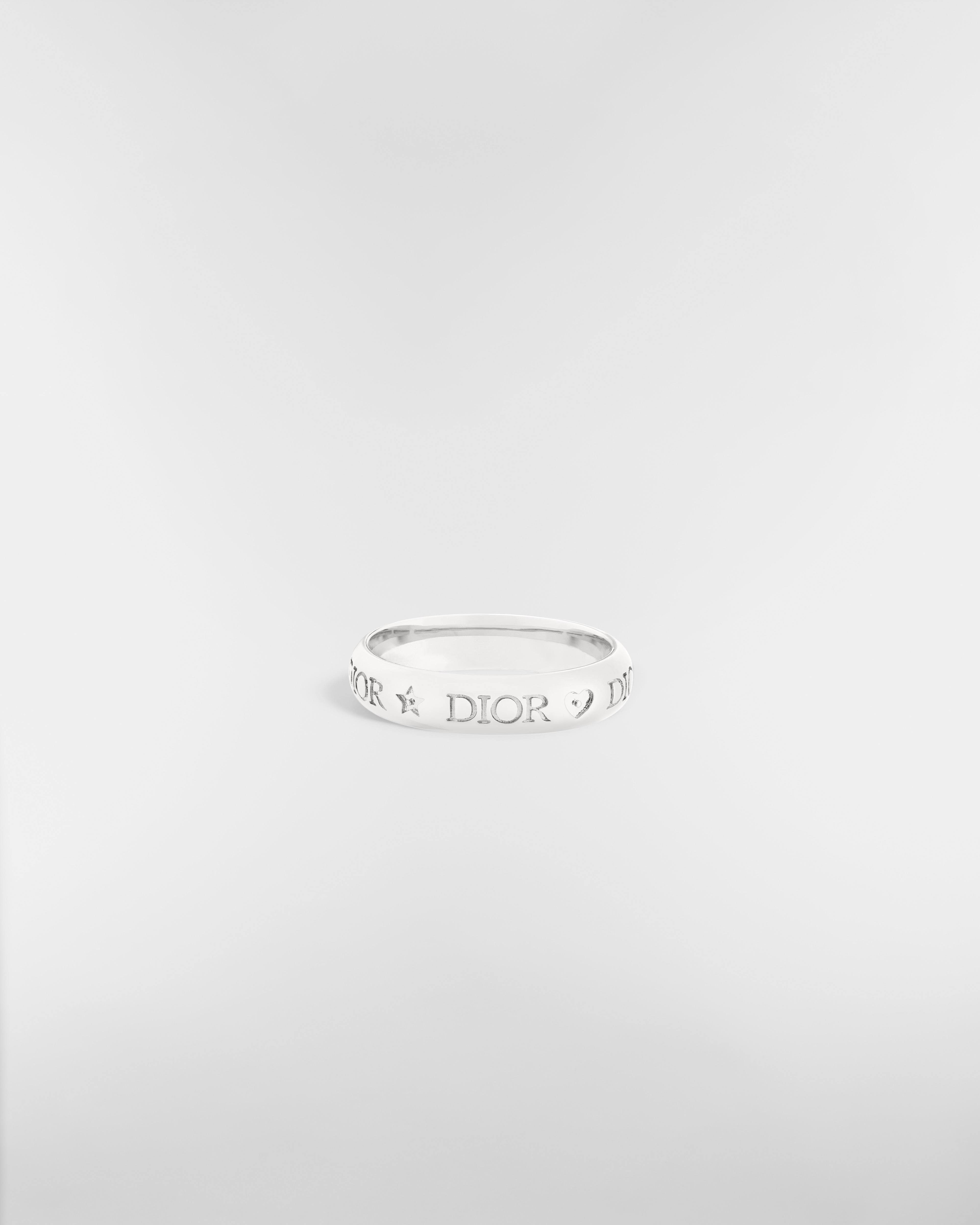 Dior Trésor 戒指 銀色飾面金屬 E01