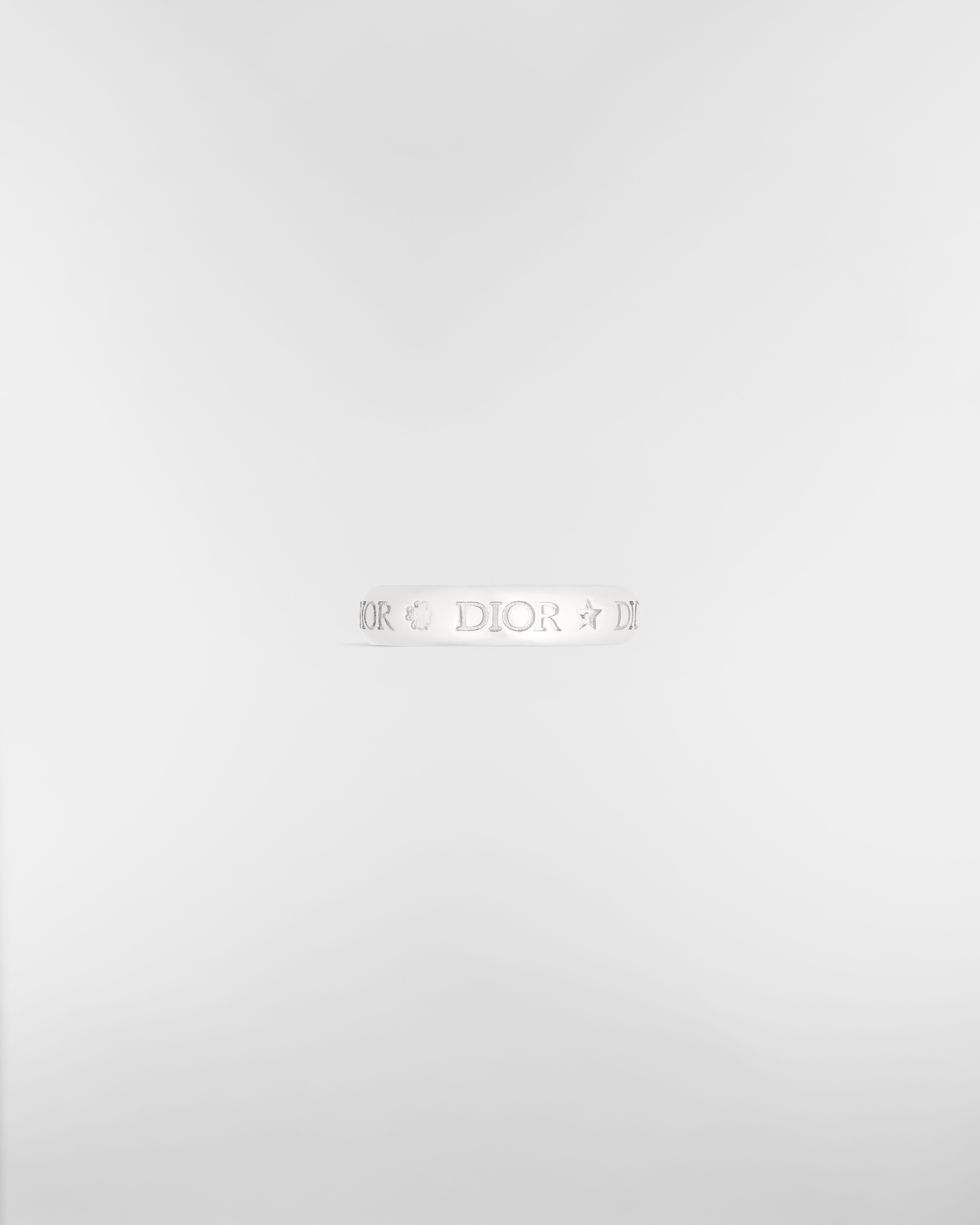 Dior Trésor 戒指 銀色飾面金屬 E02