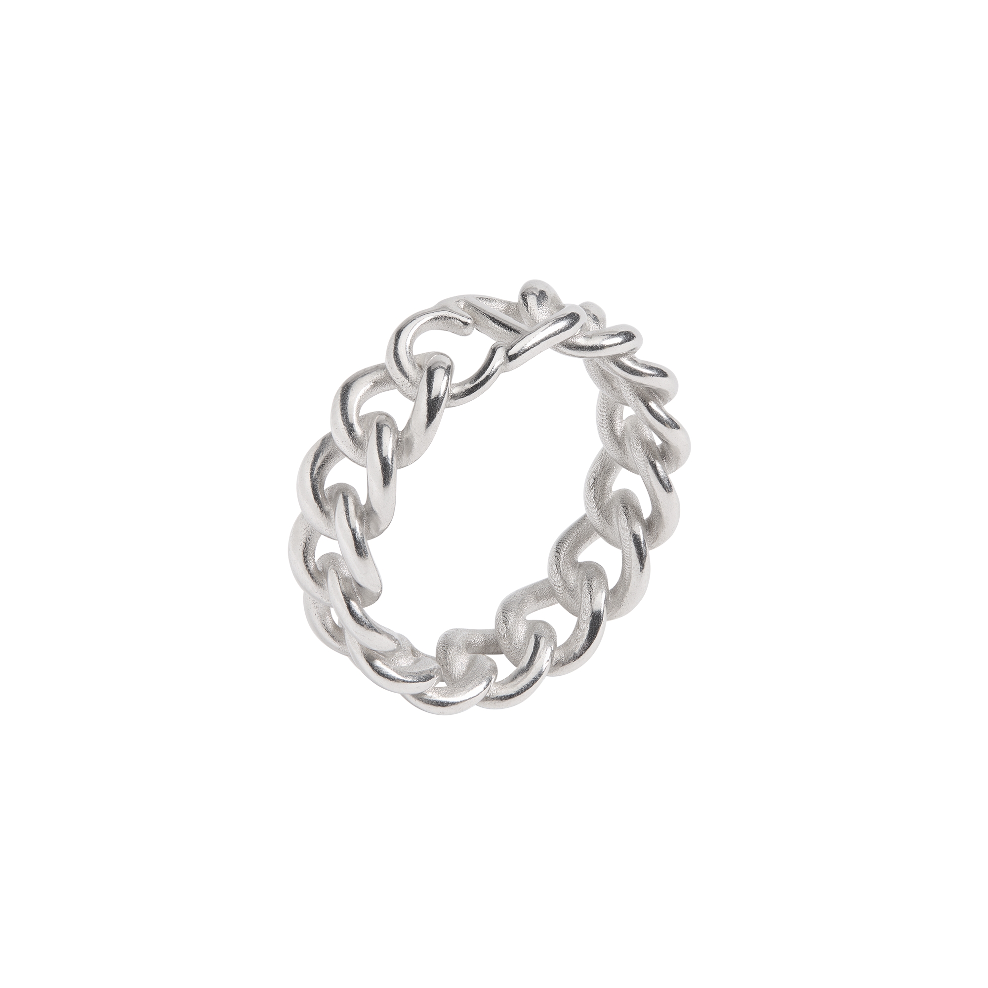 CD Icon Chain Link Ring Silver | DIOR US