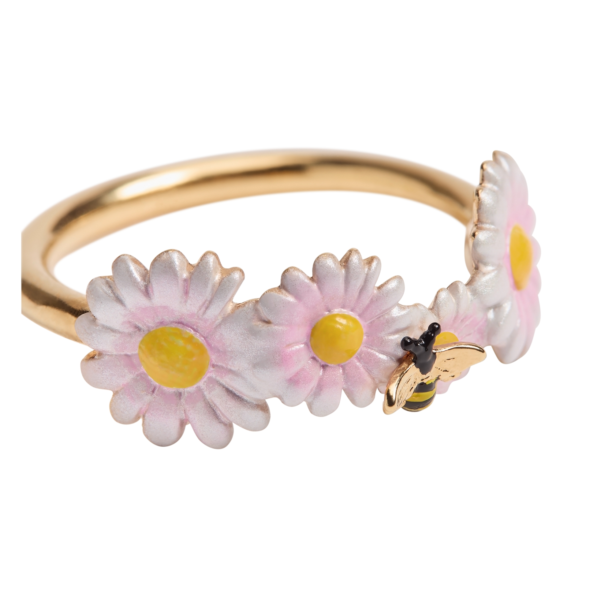 Dior Daisy Ring Gold-Finish Metal and Multicolor Lacquer E09