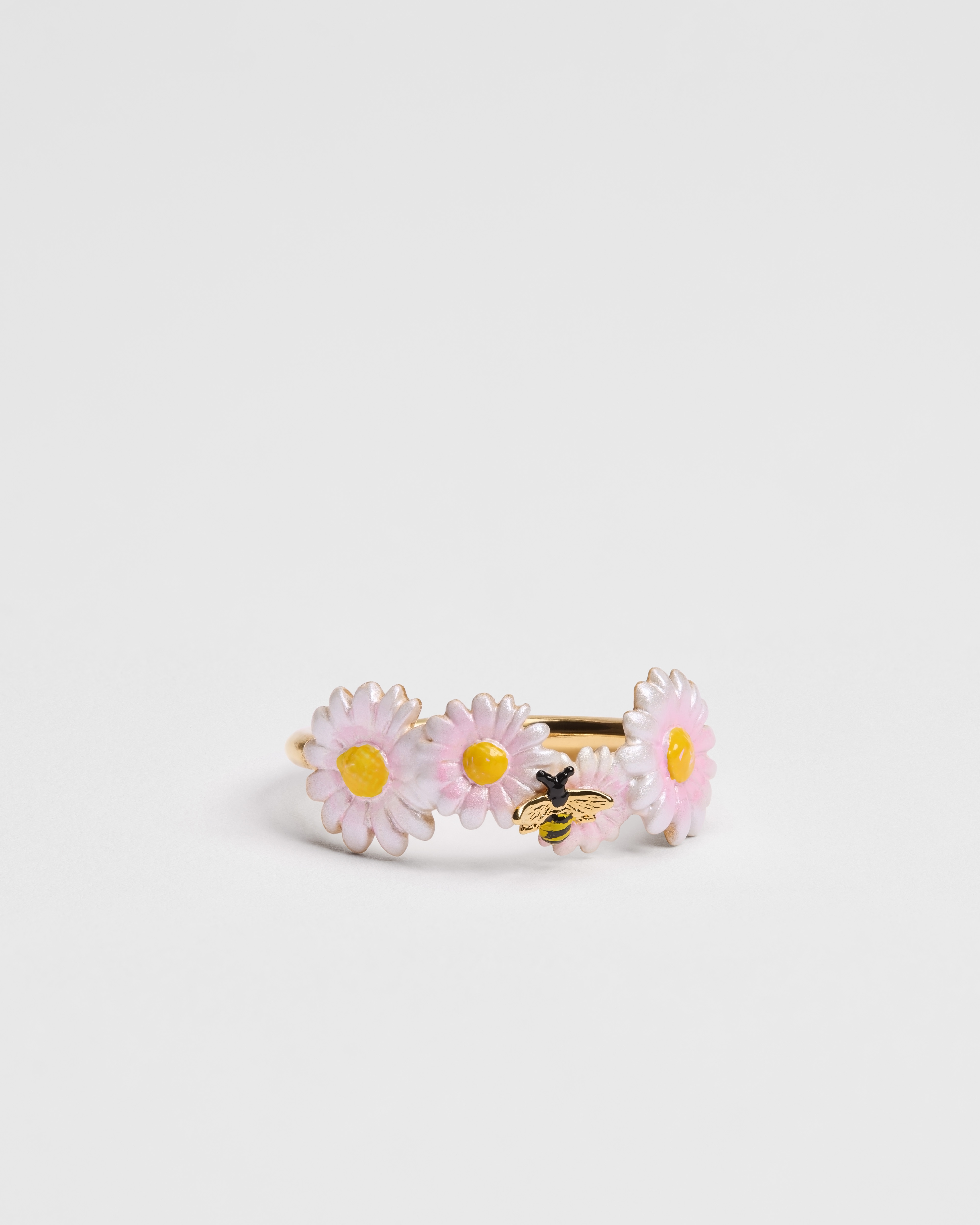 Dior Daisy Ring Gold-Finish Metal and Multicolor Lacquer E01