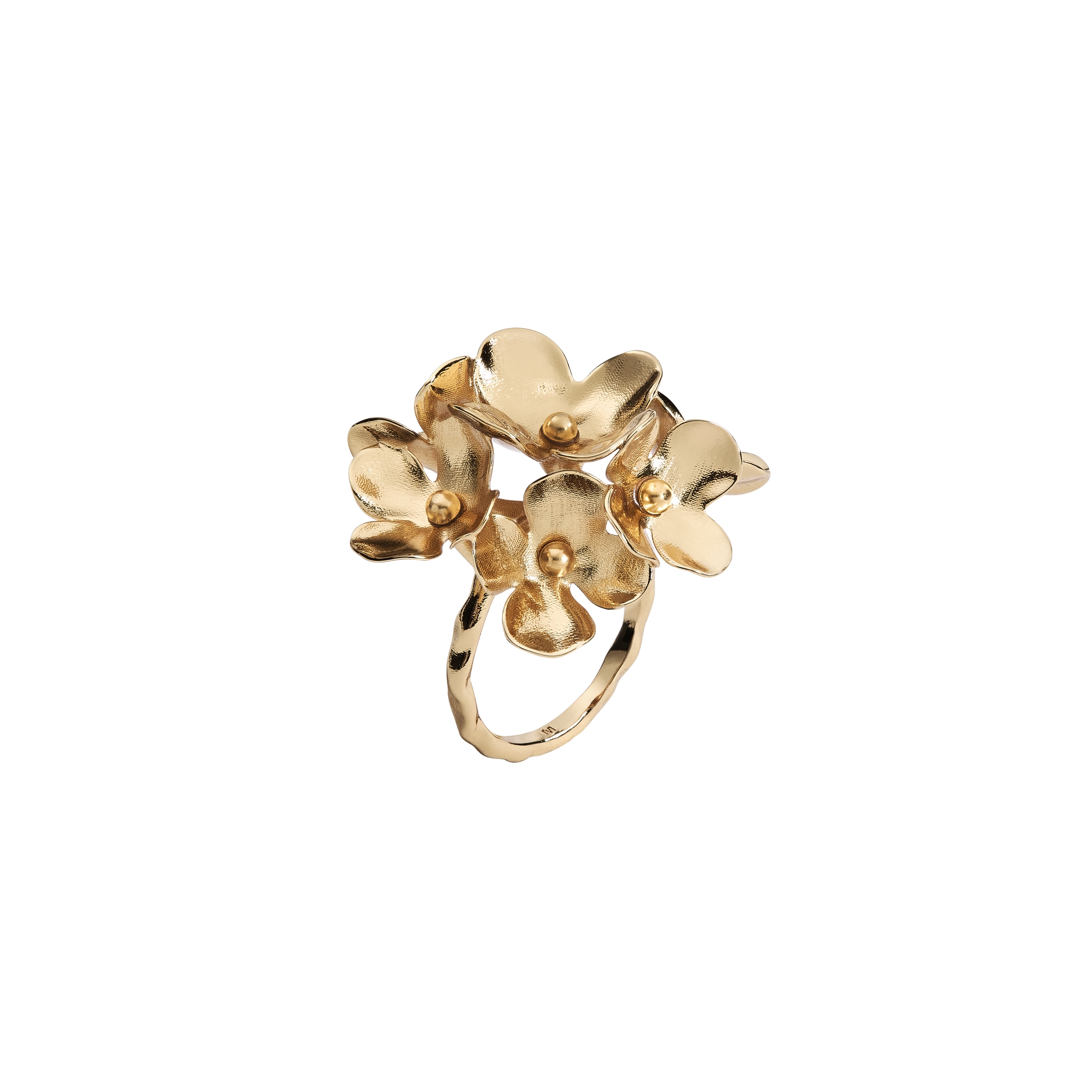 Dioriviera Dior Hortensia Ring Gold-Finish Metal | DIOR