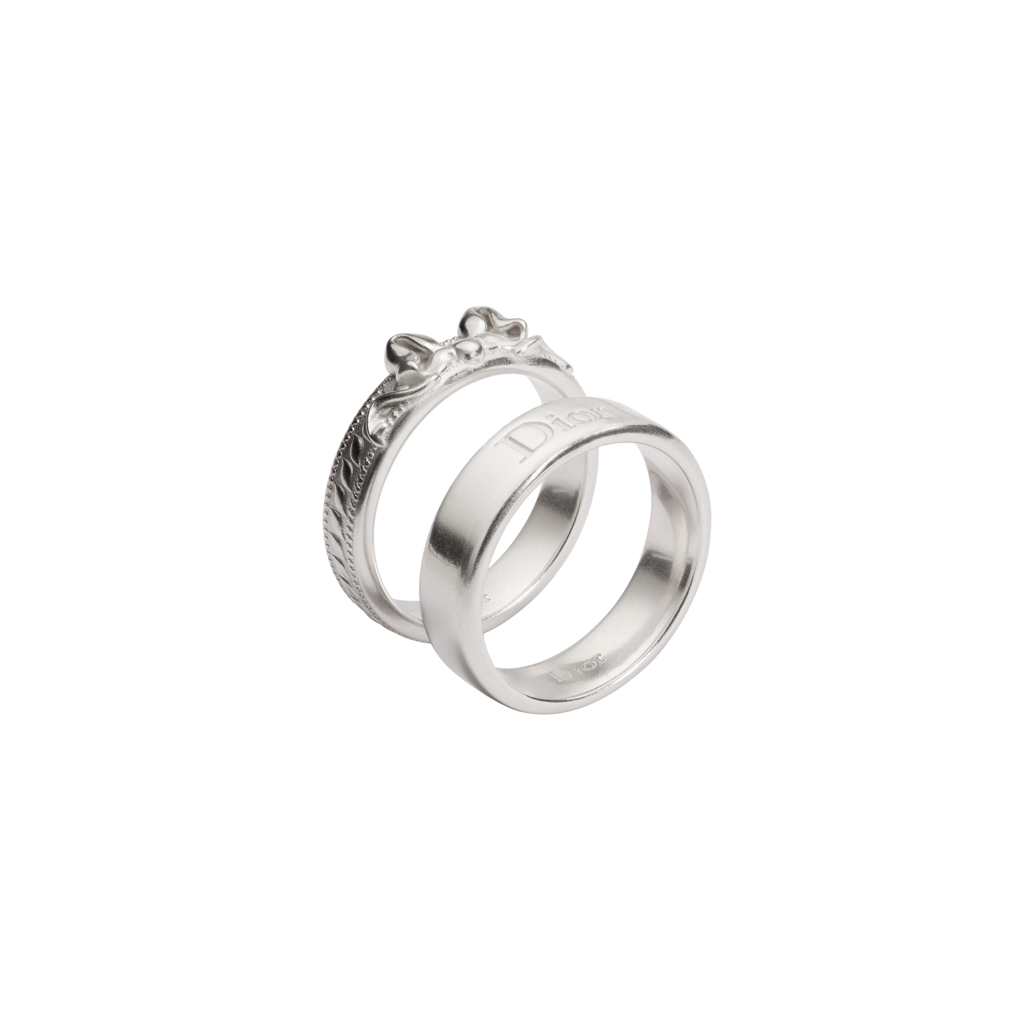 Dior Médaillon Ring Set Silver E03