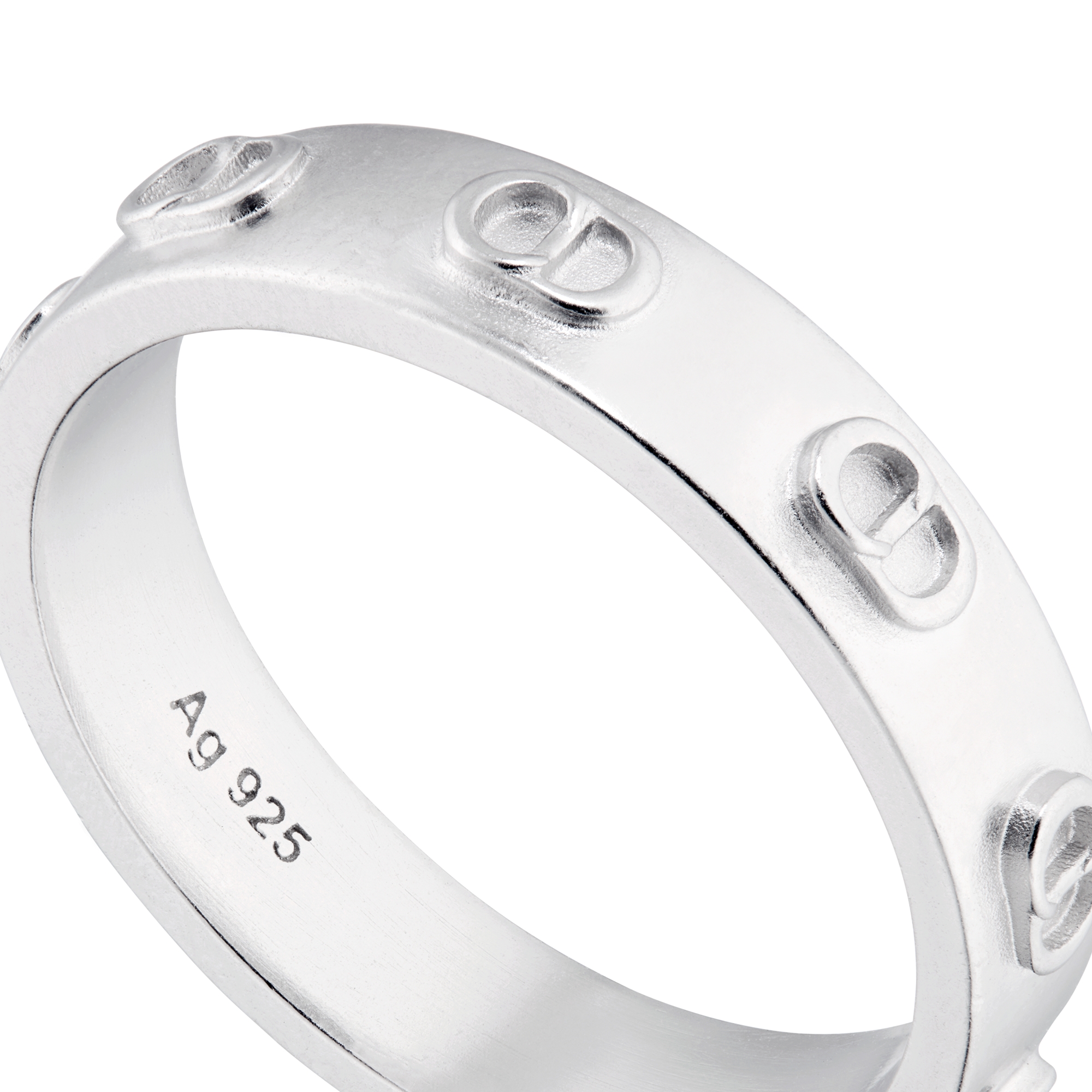 CD Icon Ring Silver E09