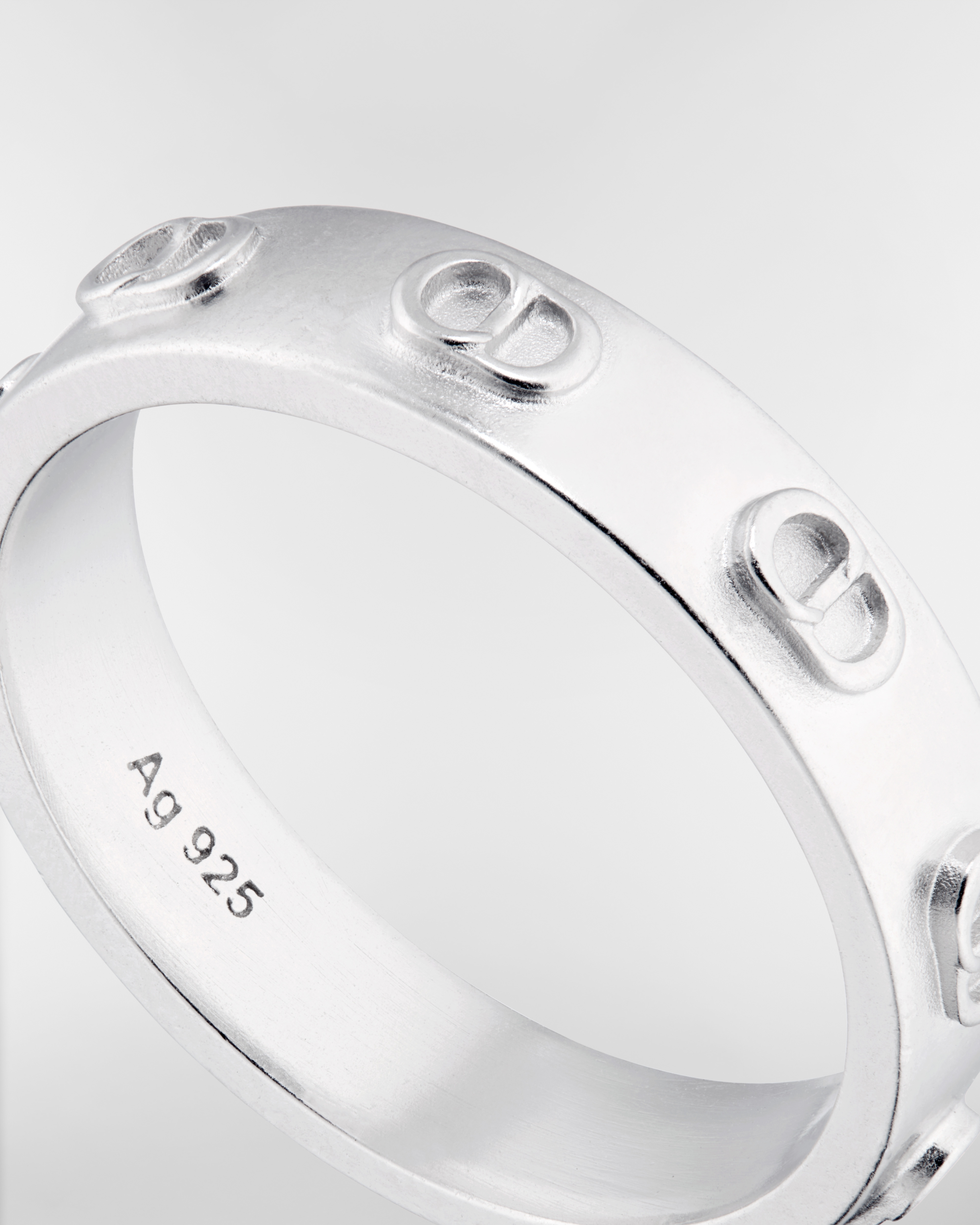 CD Icon Ring Silver E09