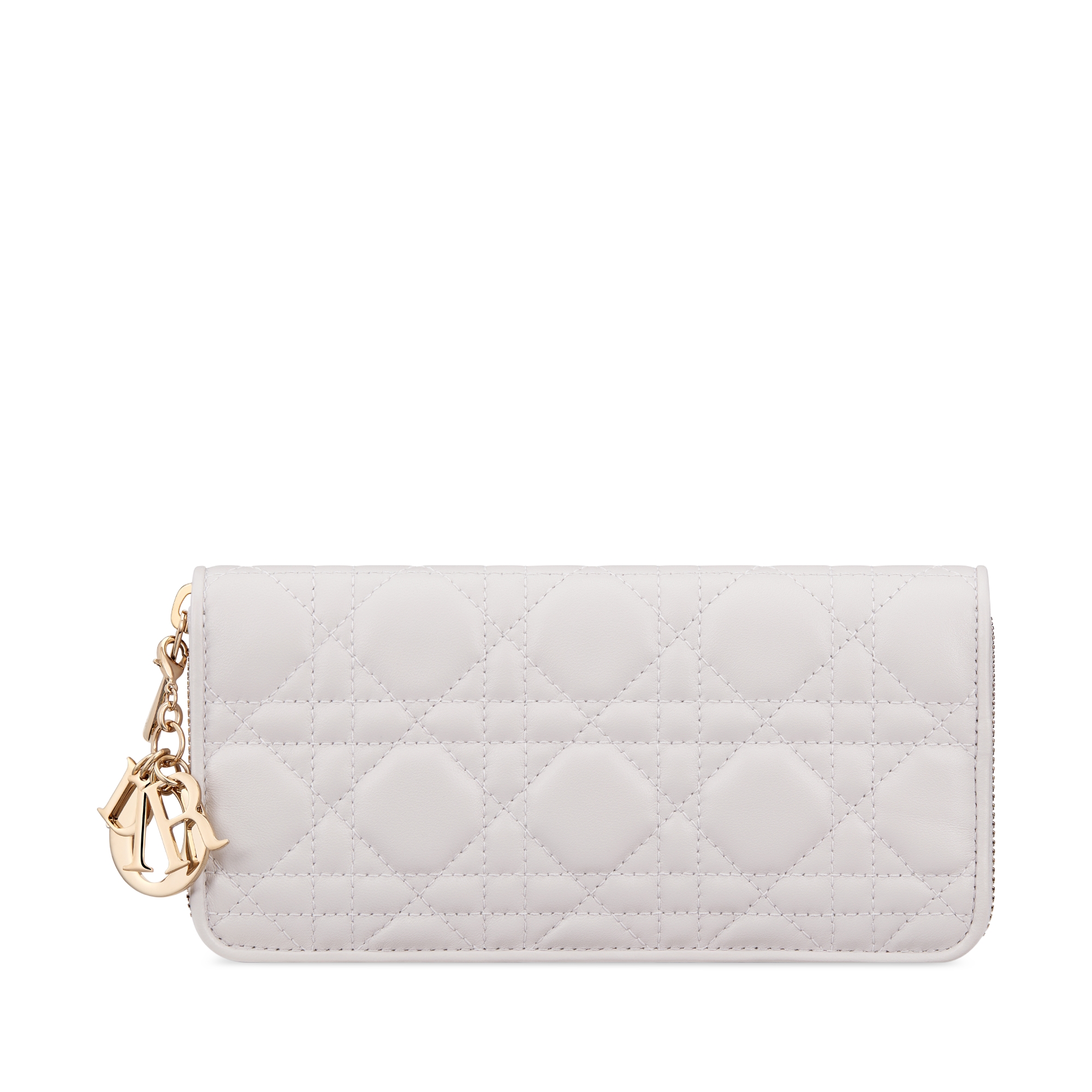 【日本限定】Lady Dior Voyageur ウォレット カナージュ ラムスキン E01