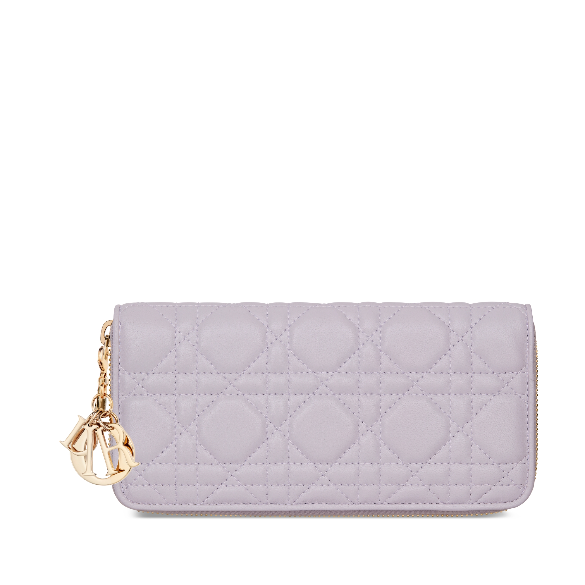 【日本限定】Lady Dior Voyageur ウォレット カナージュ ラムスキン E01