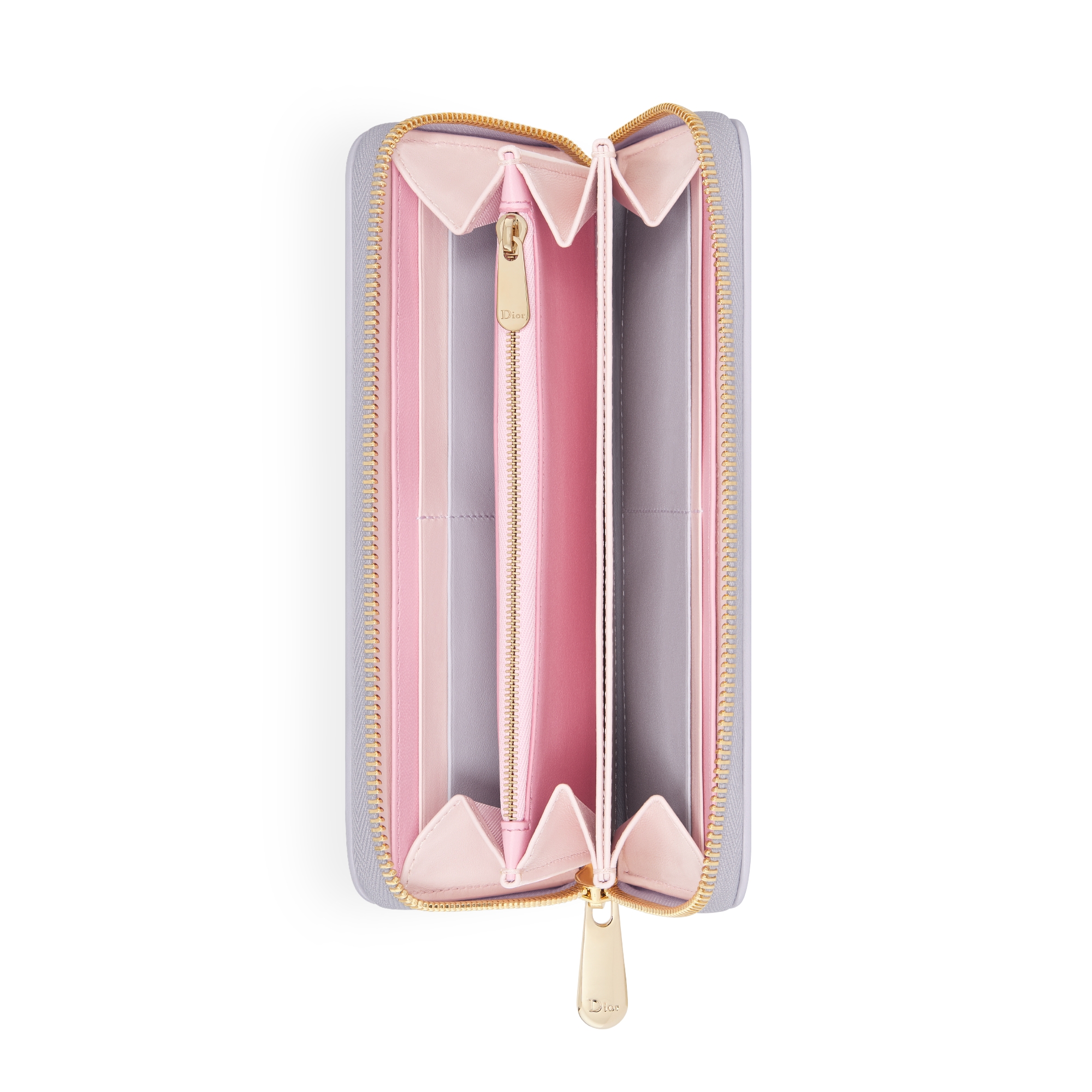 【日本限定】Lady Dior Voyageur ウォレット カナージュ ラムスキン E06