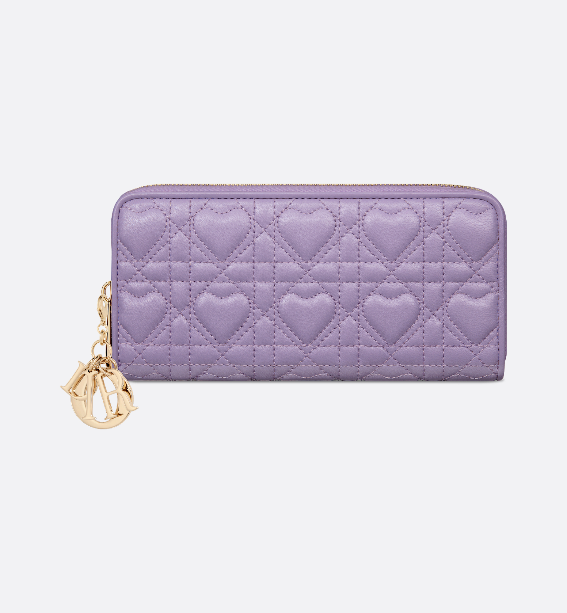 DIOR | Lady Dior Voyageur ウォレット ハート カナージュ DIOR | Lady Dior Voyageur ウォレット ハート カナージュ