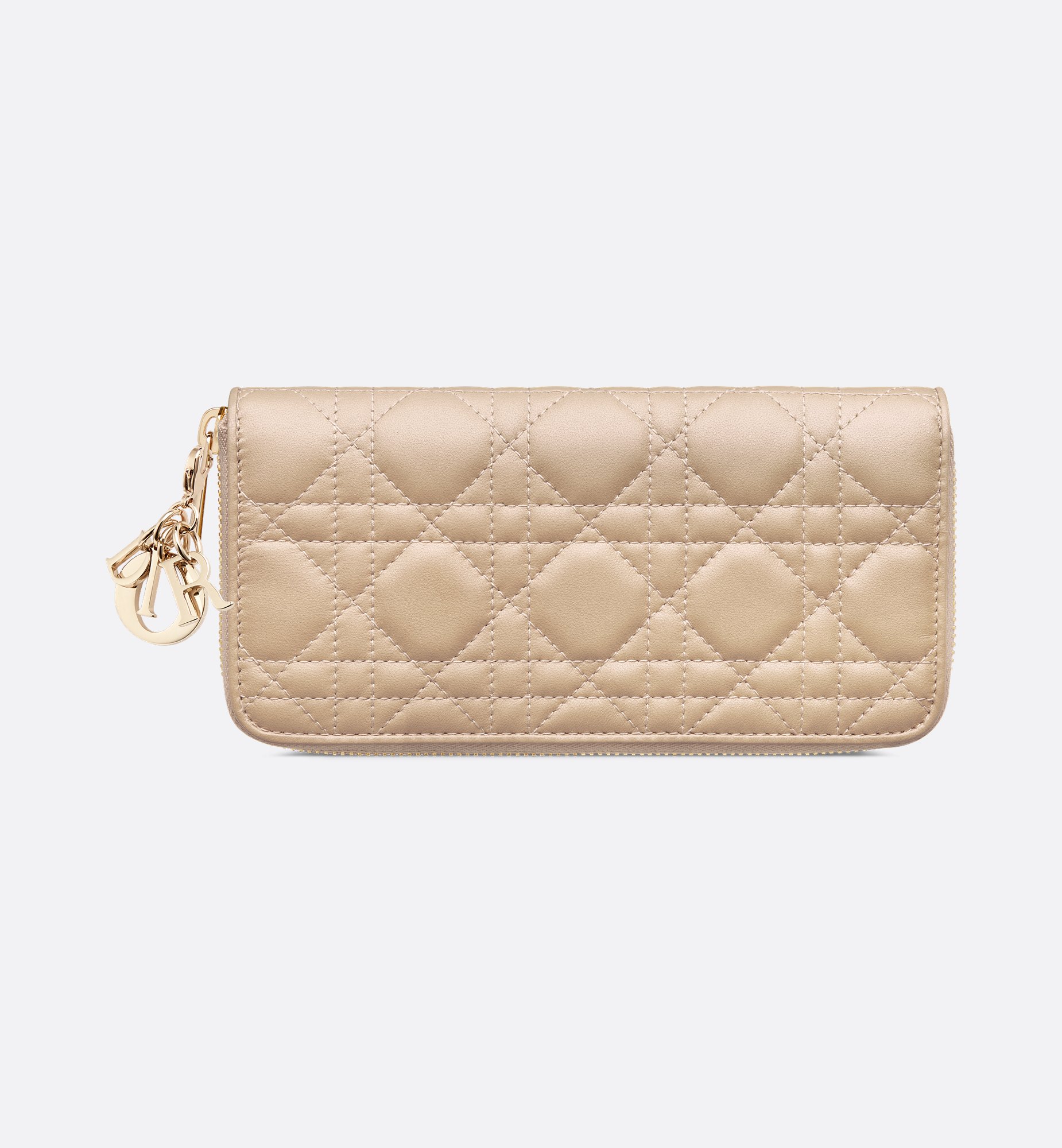 DIOR | Lady Dior Voyageur ウォレット カナージュ ラムスキン DIOR | Lady Dior Voyageur ウォレット カナージュ ラムスキン