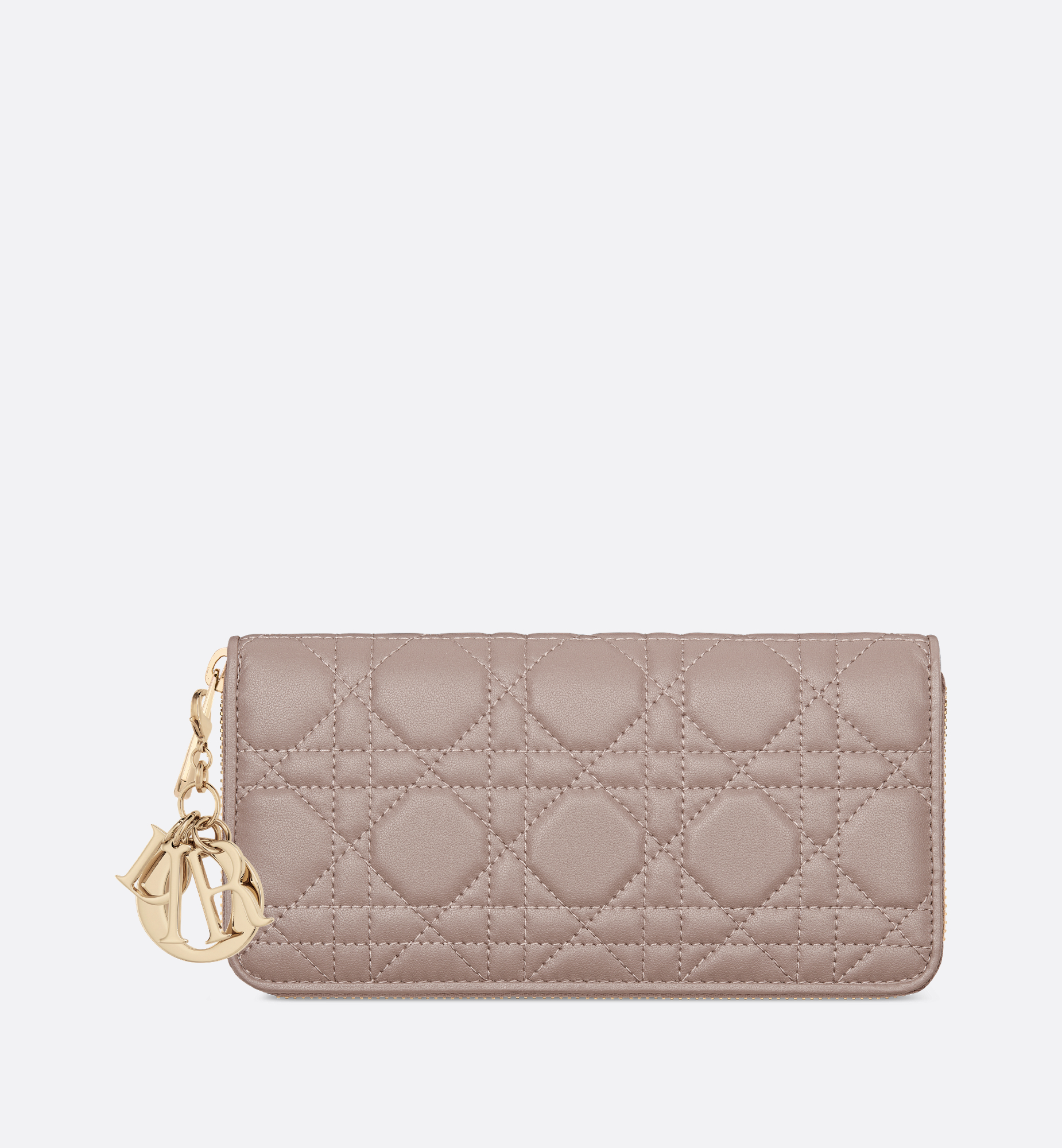DIOR | 【日本限定】Lady Dior Voyageur ウォレット カナージュ DIOR | 【日本限定】Lady Dior Voyageur ウォレット カナージュ