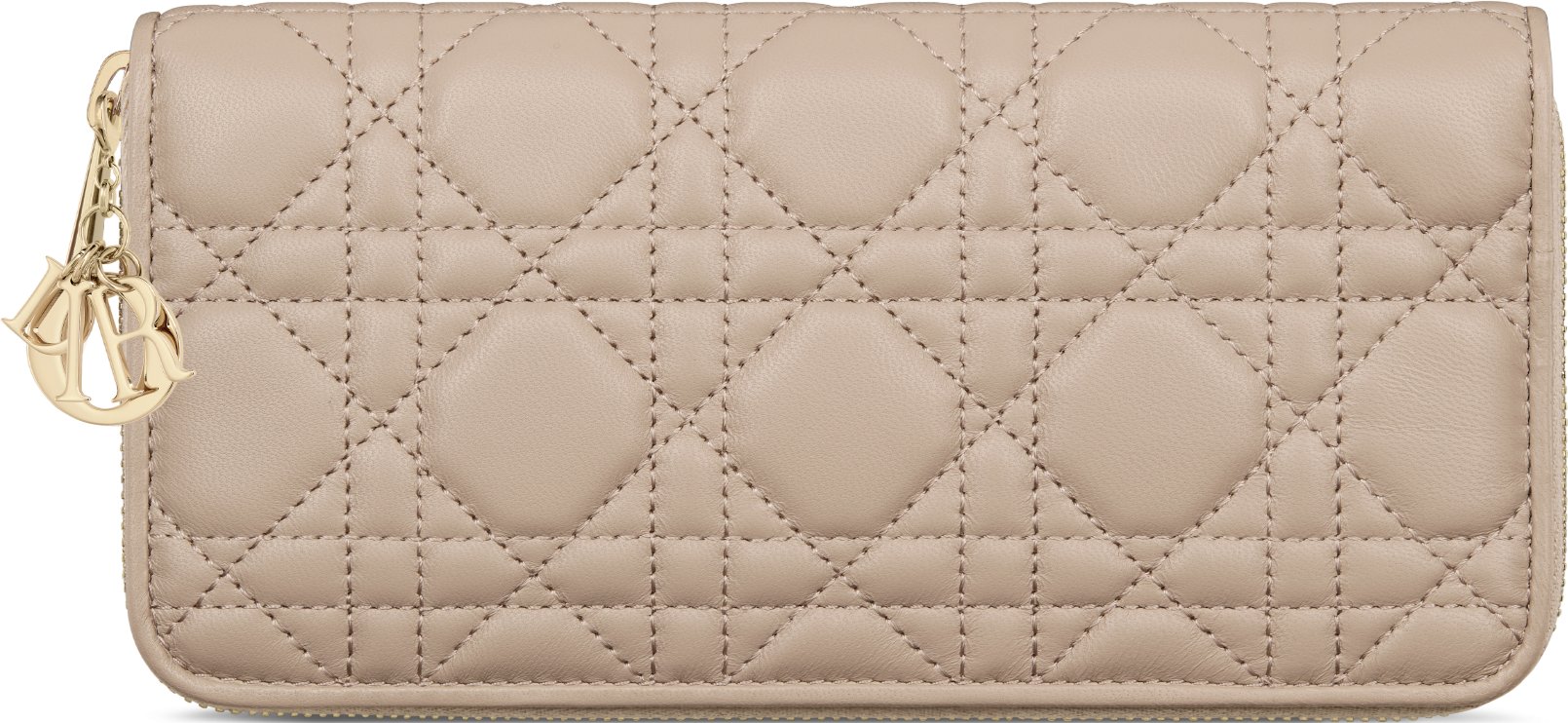 Lady Dior Voyageur 銀包 aria_frontView