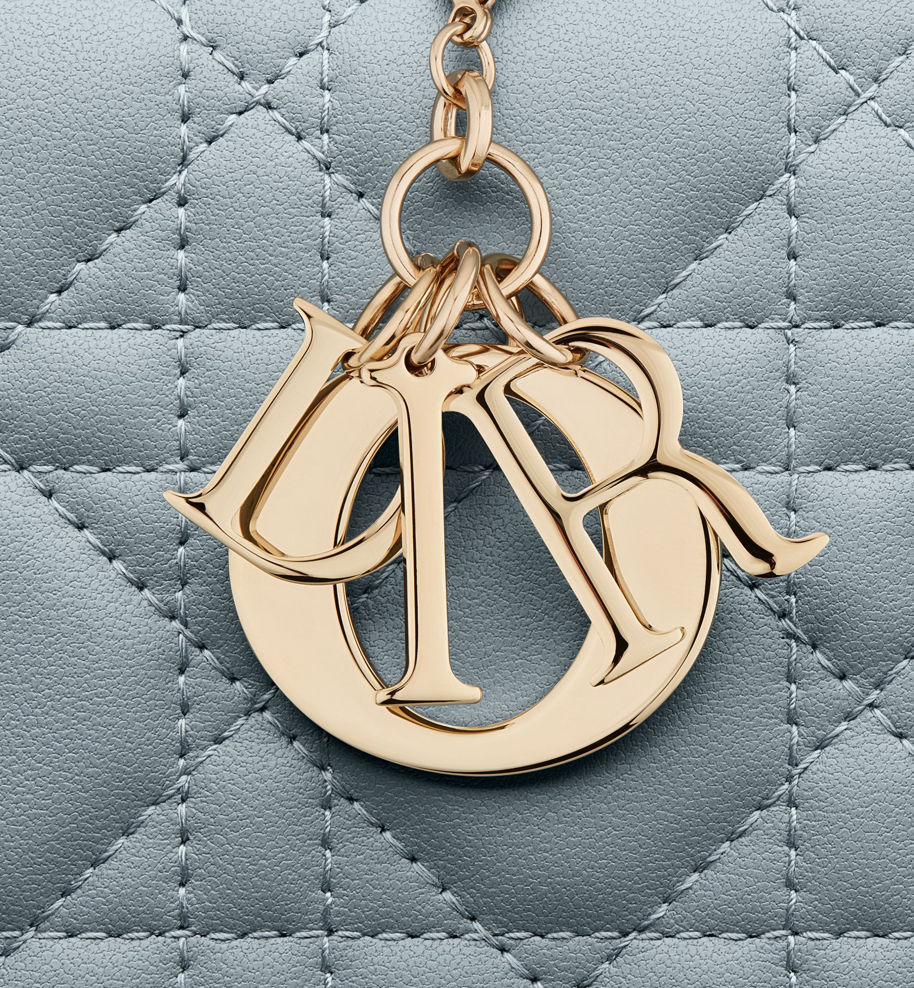 Lady Dior Voyageur Wallet Cloud Blue Cannage Lambskin | DIOR Lady Dior Voyageur Wallet Cloud Blue Cannage Lambskin | DIOR