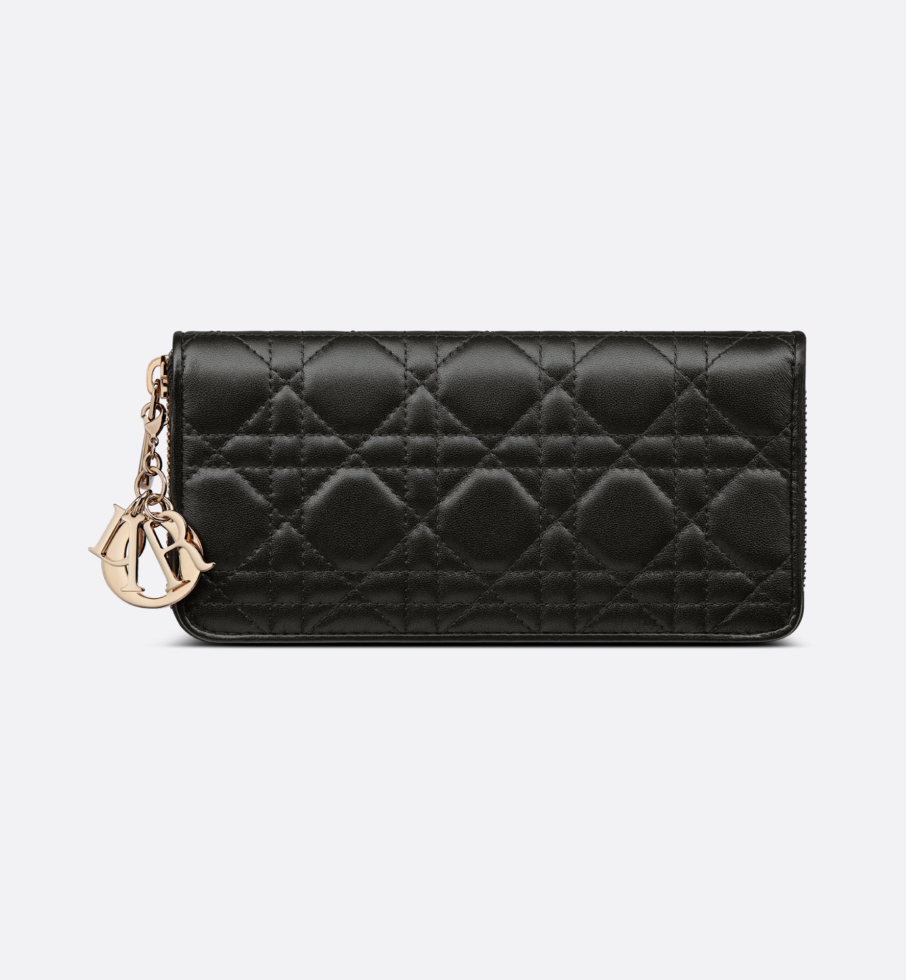 DIOR | Lady Dior Voyageur ウォレット カナージュ ラムスキン DIOR | Lady Dior Voyageur ウォレット カナージュ ラムスキン
