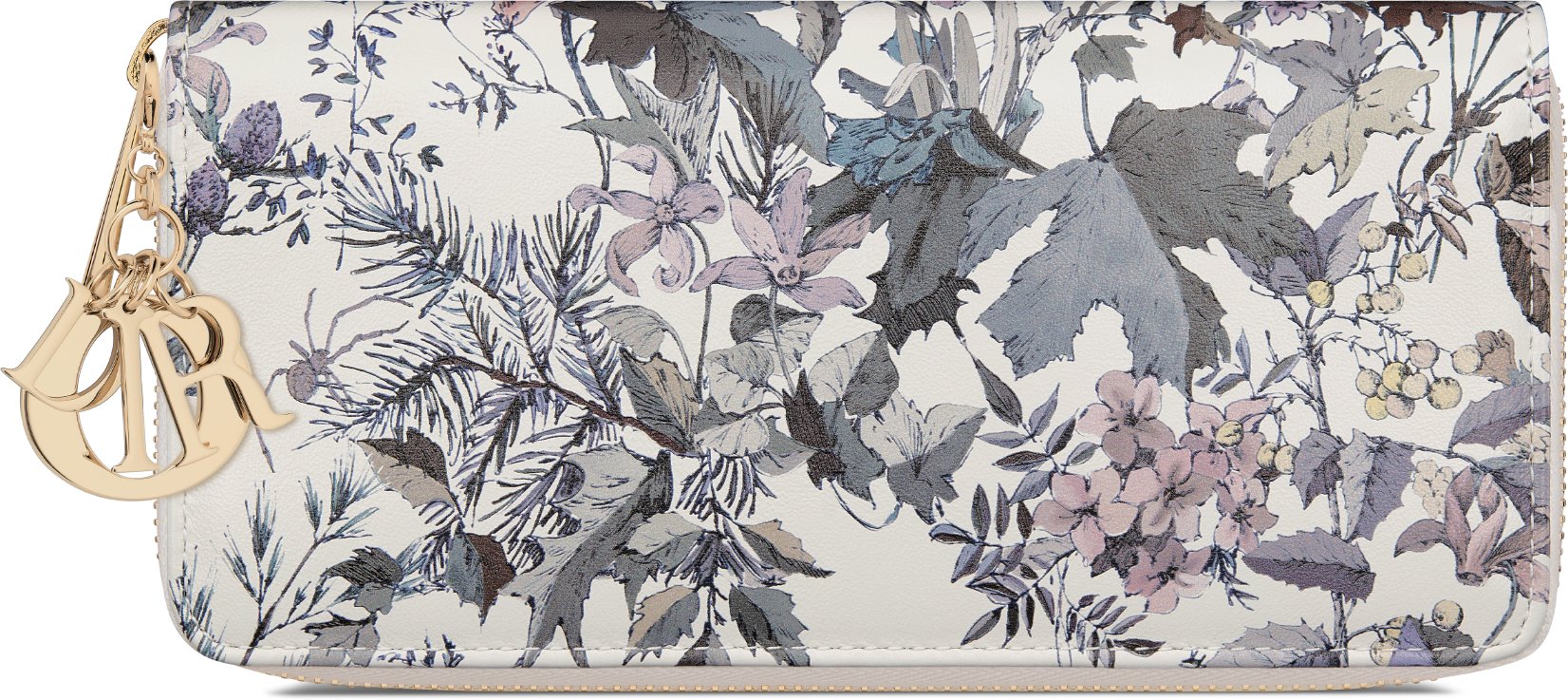 Lady dior toile de jouy wallet clearance