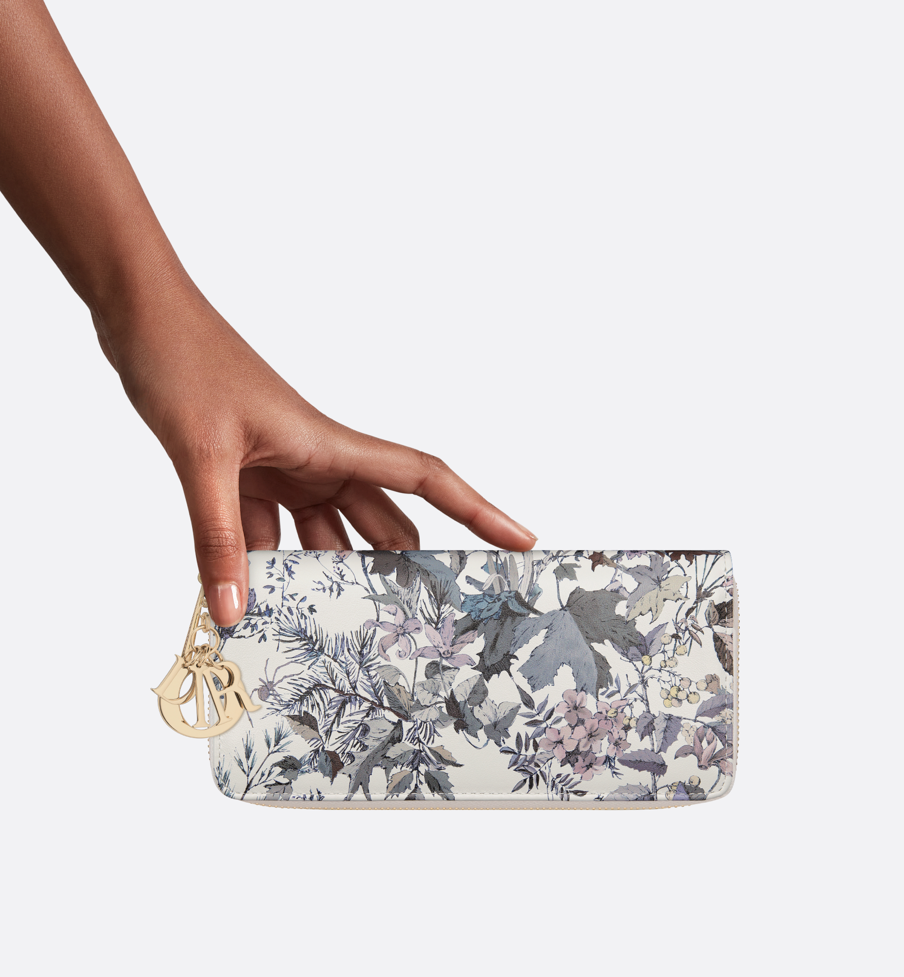 DIOR | 【日本限定】Lady Dior Voyageur ウォレット カナージュ DIOR | 【日本限定】Lady Dior Voyageur ウォレット カナージュ