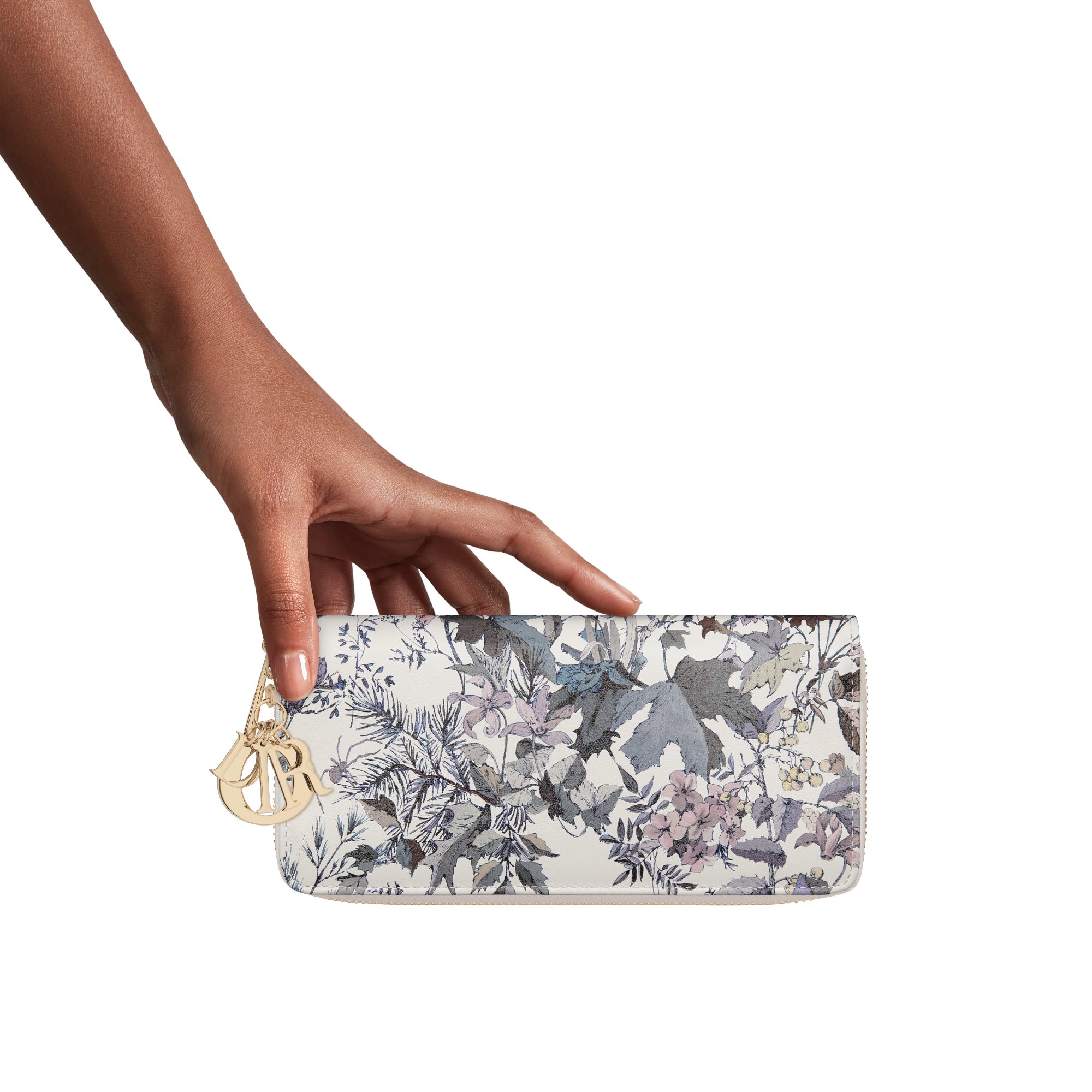 Lady dior toile de jouy wallet deals