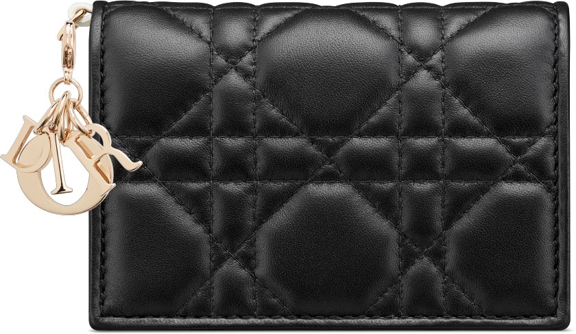 Lady Dior Bloom Card Holder Front view Front view
