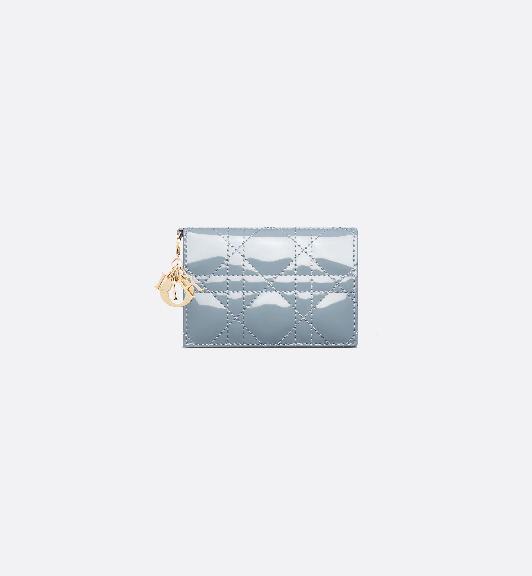 Lady Dior Bloom Card Holder Cherry Red Patent Cannage Lady Dior Bloom Card Holder Cherry Red Patent Cannage