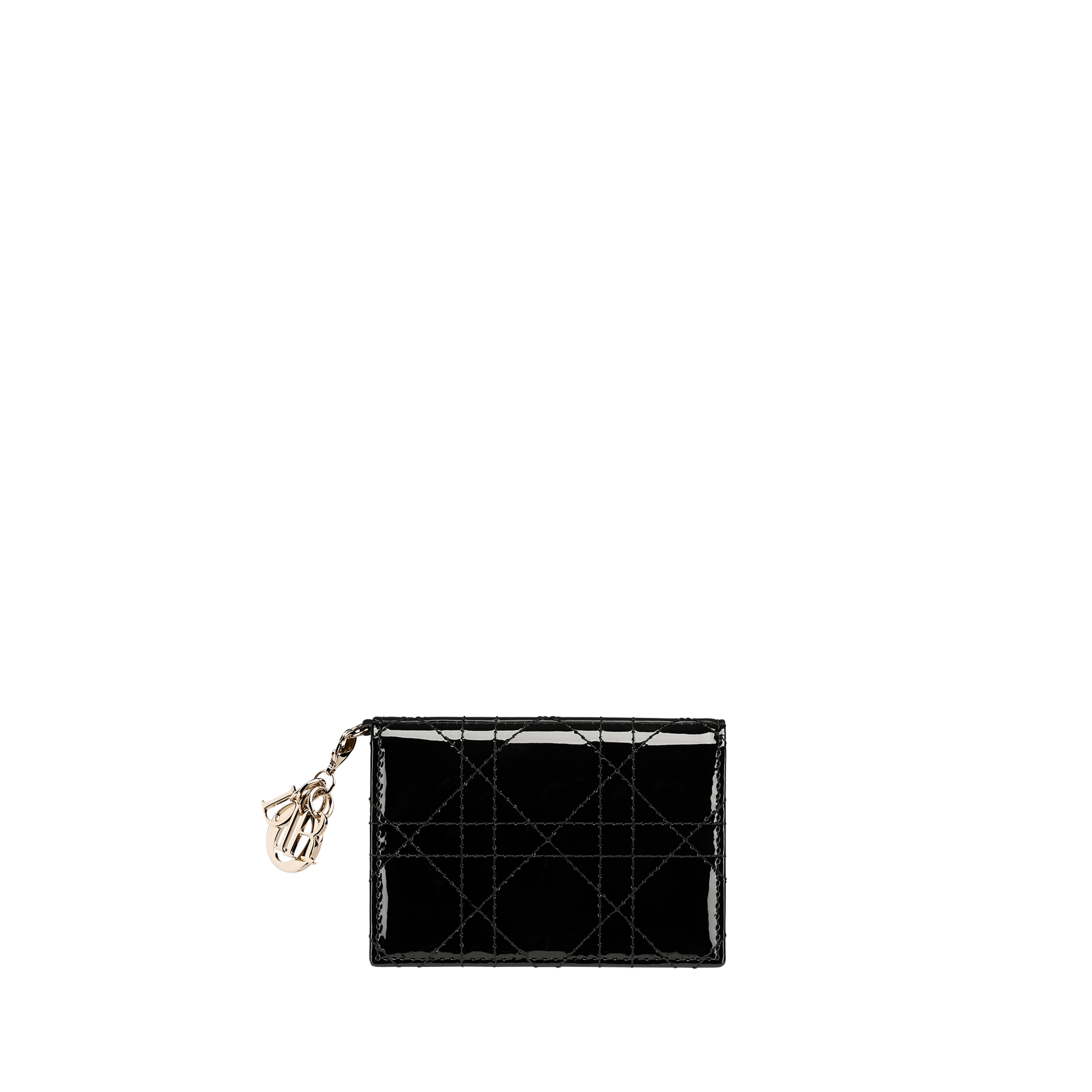 ディオール　名刺入れ　Lady Dior Bloom　カードホルダー　パテント Lady Dior CHRISTIAN DIOR クリスチャンディオール Bloom カード