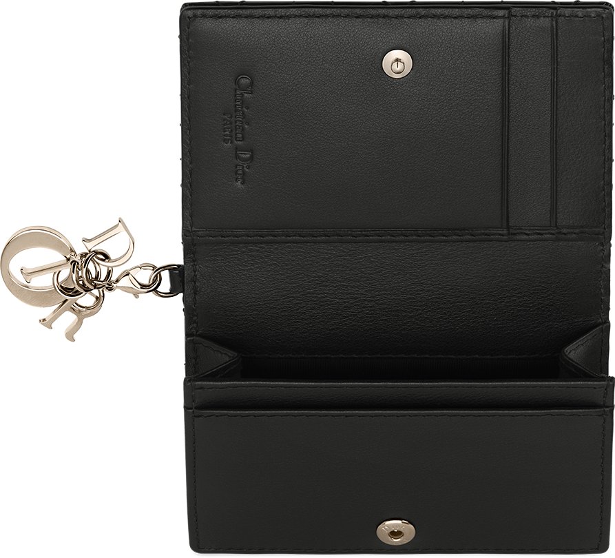 Lady Dior Bloom Card Holder Top shot view