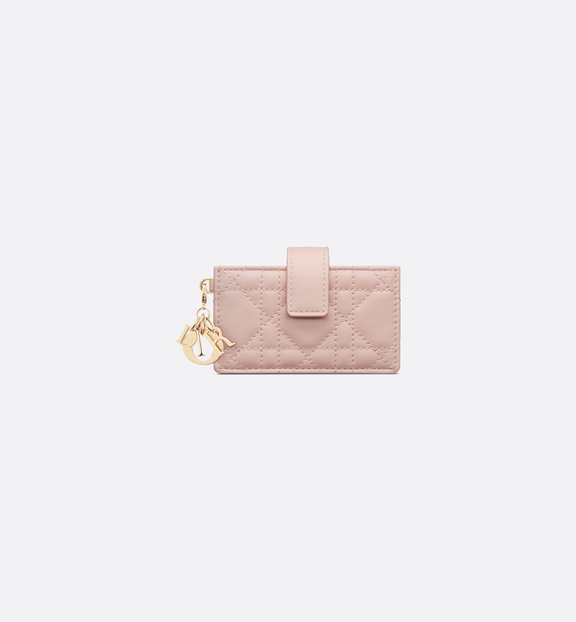 DIOR | Lady Dior Jasmine カードホルダー カナージュ ラムスキン DIOR | Lady Dior Jasmine カードホルダー カナージュ ラムスキン