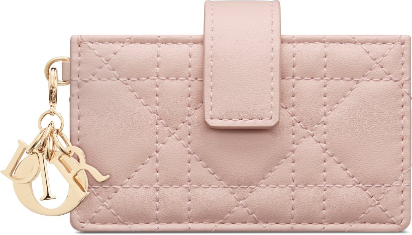 Lady Dior Jasmine Card Holder aria_woman_viewcode_e01