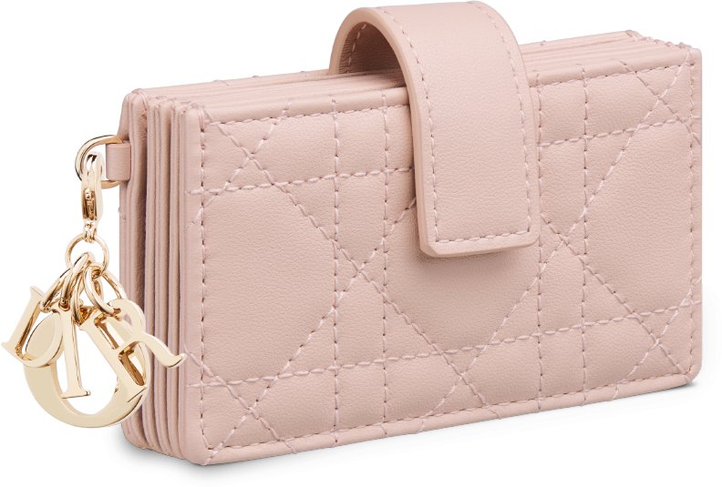 DIOR | Lady Dior Cosmos ジップ カードホルダー カナージュ ラムスキン