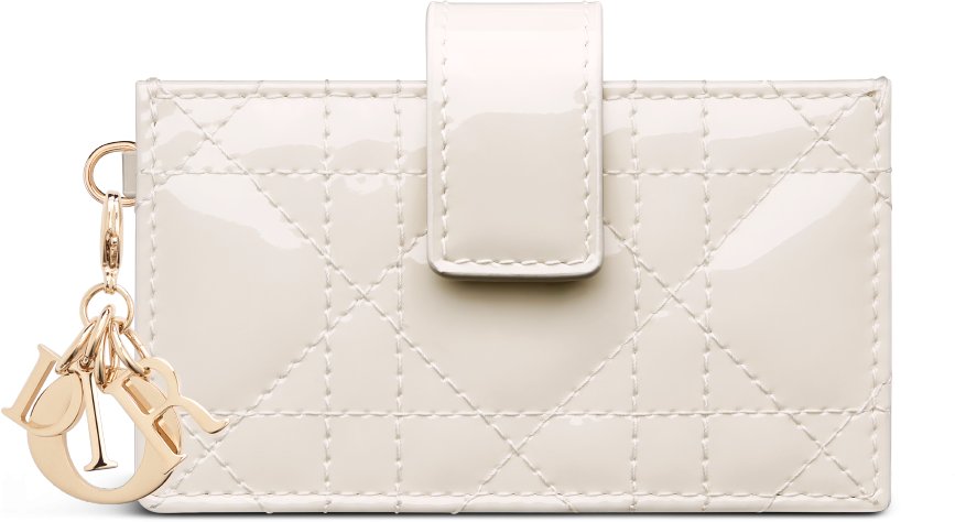 Portacarte Jasmine Lady Dior aria_frontView
