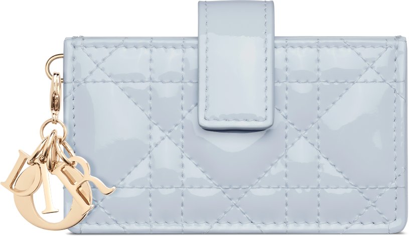 Portacarte Jasmine Lady Dior aria_frontView
