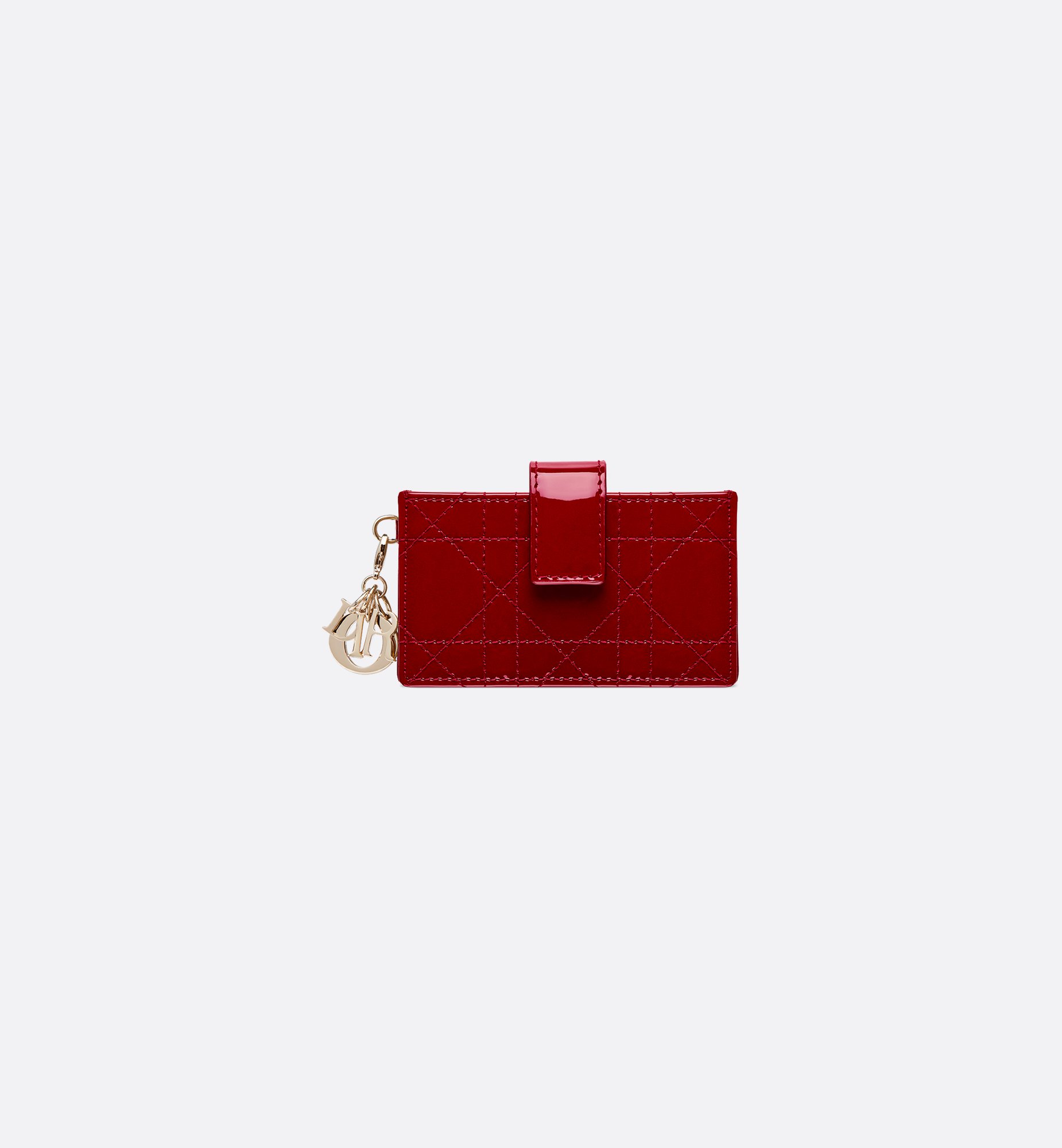 DIOR | Lady Dior Jasmine カードホルダー カナージュ パテント DIOR | Lady Dior Jasmine カードホルダー カナージュ パテント