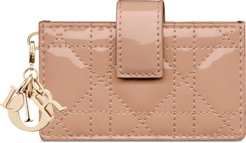 Portacarte Jasmine Lady Dior aria_frontView