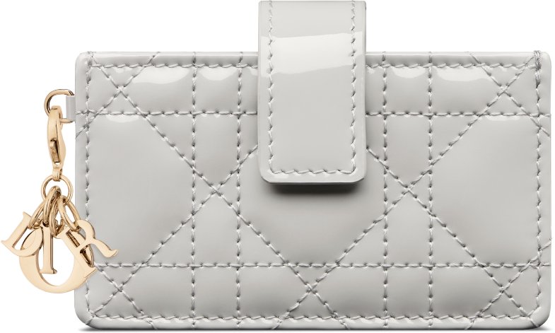 Lady dior calfskin card holder 2025