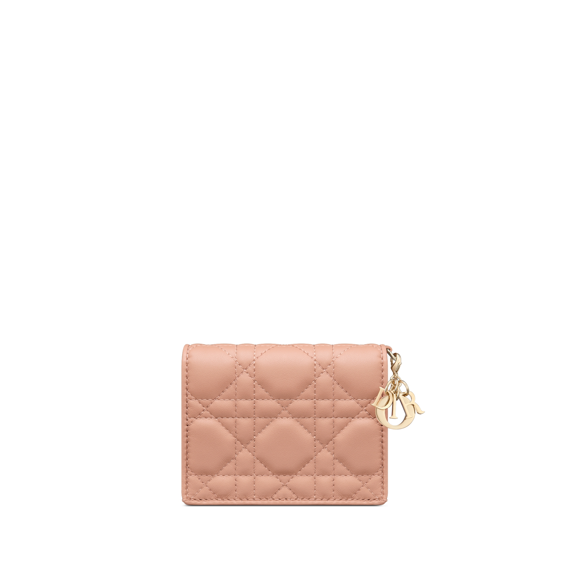 Mini Lady Dior Gardenia Wallet